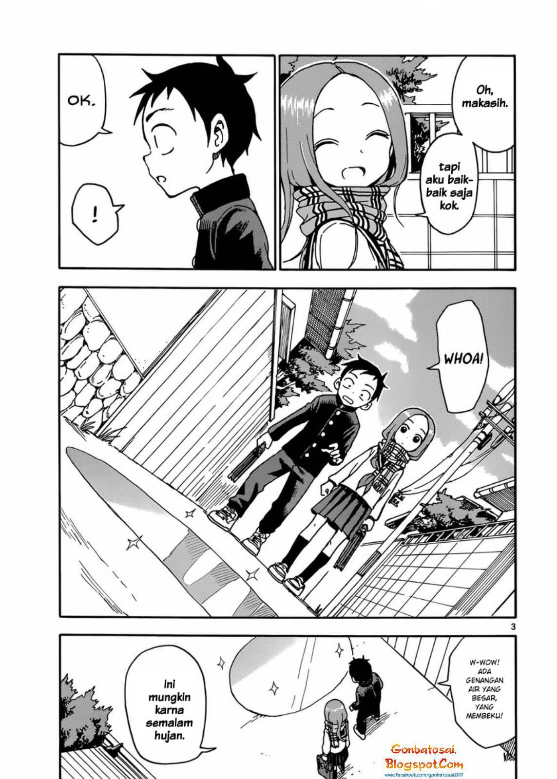 Karakai Jouzu no Takagi-san Chapter 46 Gambar 4