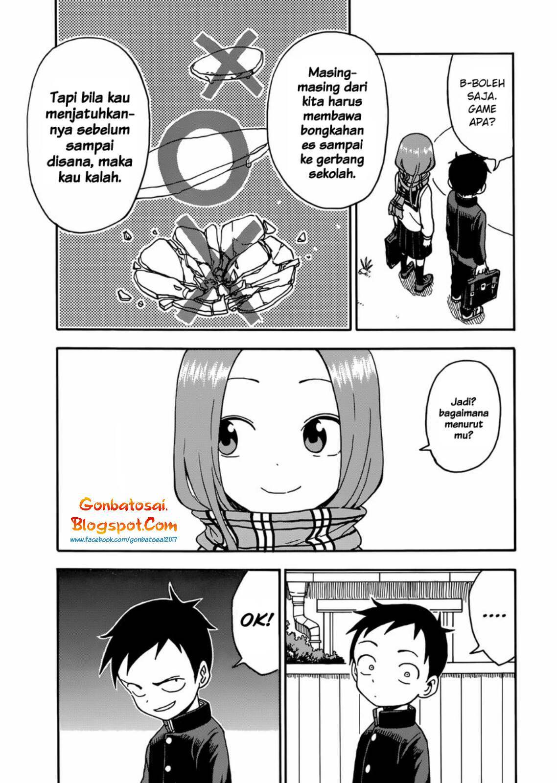 Karakai Jouzu no Takagi-san Chapter 46 Gambar 6