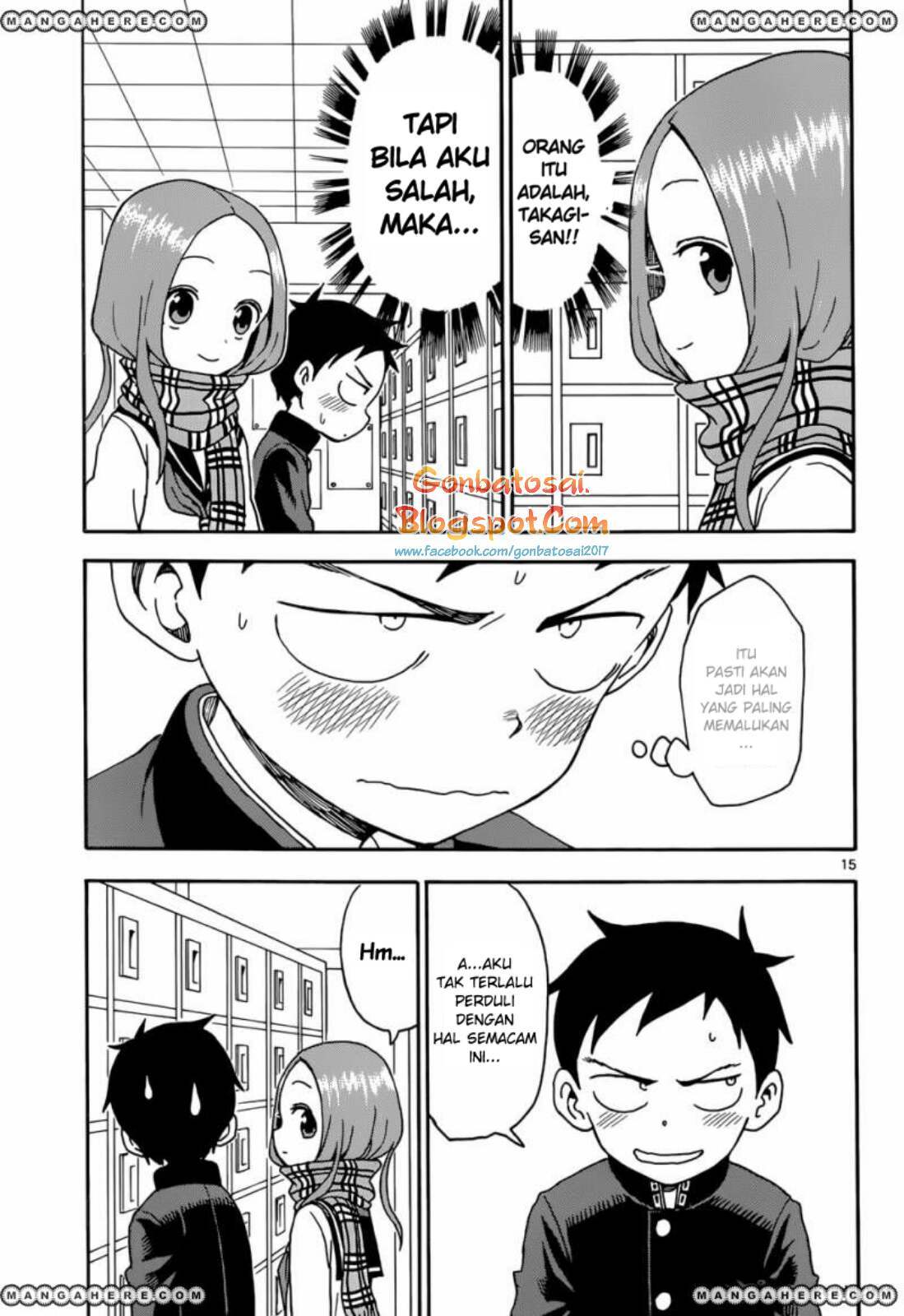 Karakai Jouzu no Takagi-san Chapter 45 Gambar 16