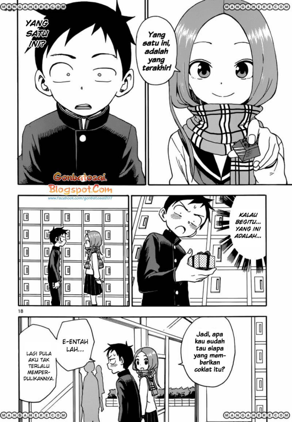 Karakai Jouzu no Takagi-san Chapter 45 Gambar 20