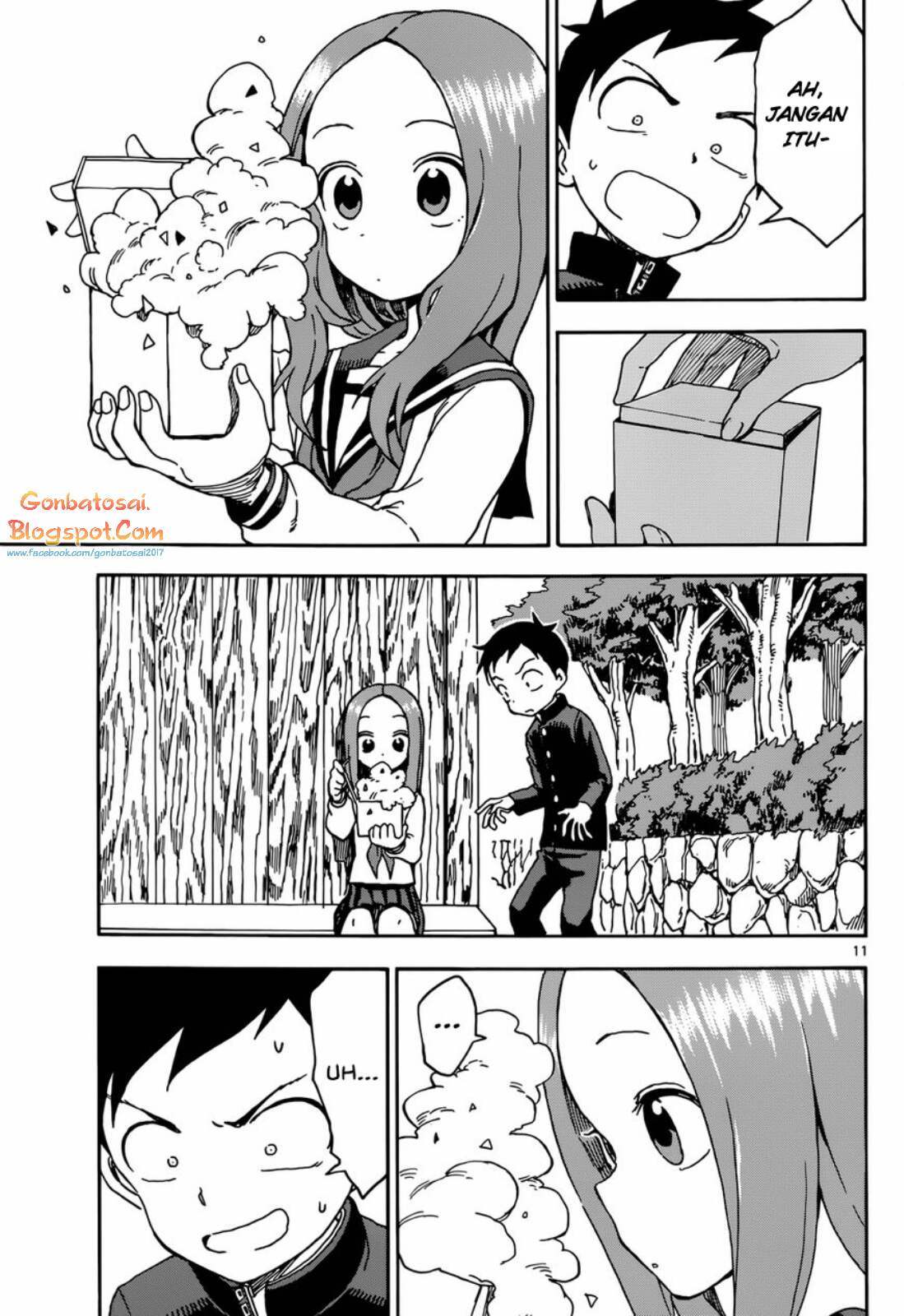 Karakai Jouzu no Takagi-san Chapter 44 Gambar 13