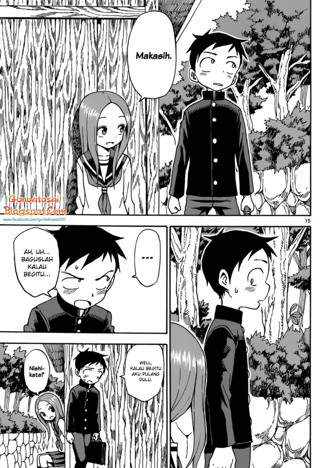 Karakai Jouzu no Takagi-san Chapter 44 Gambar 17