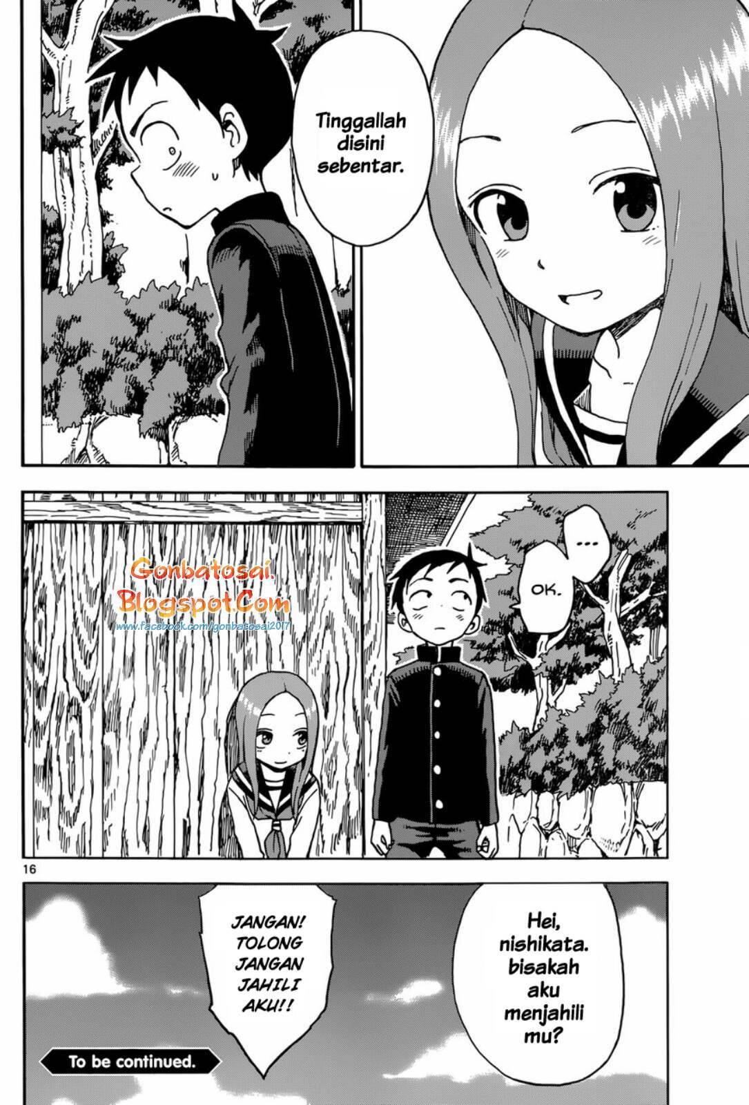 Karakai Jouzu no Takagi-san Chapter 44 Gambar 18