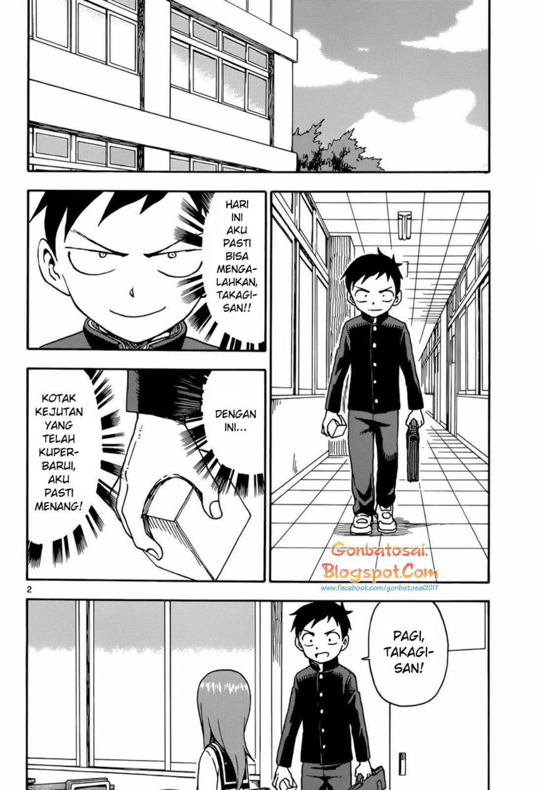 Karakai Jouzu no Takagi-san Chapter 44 Gambar 3