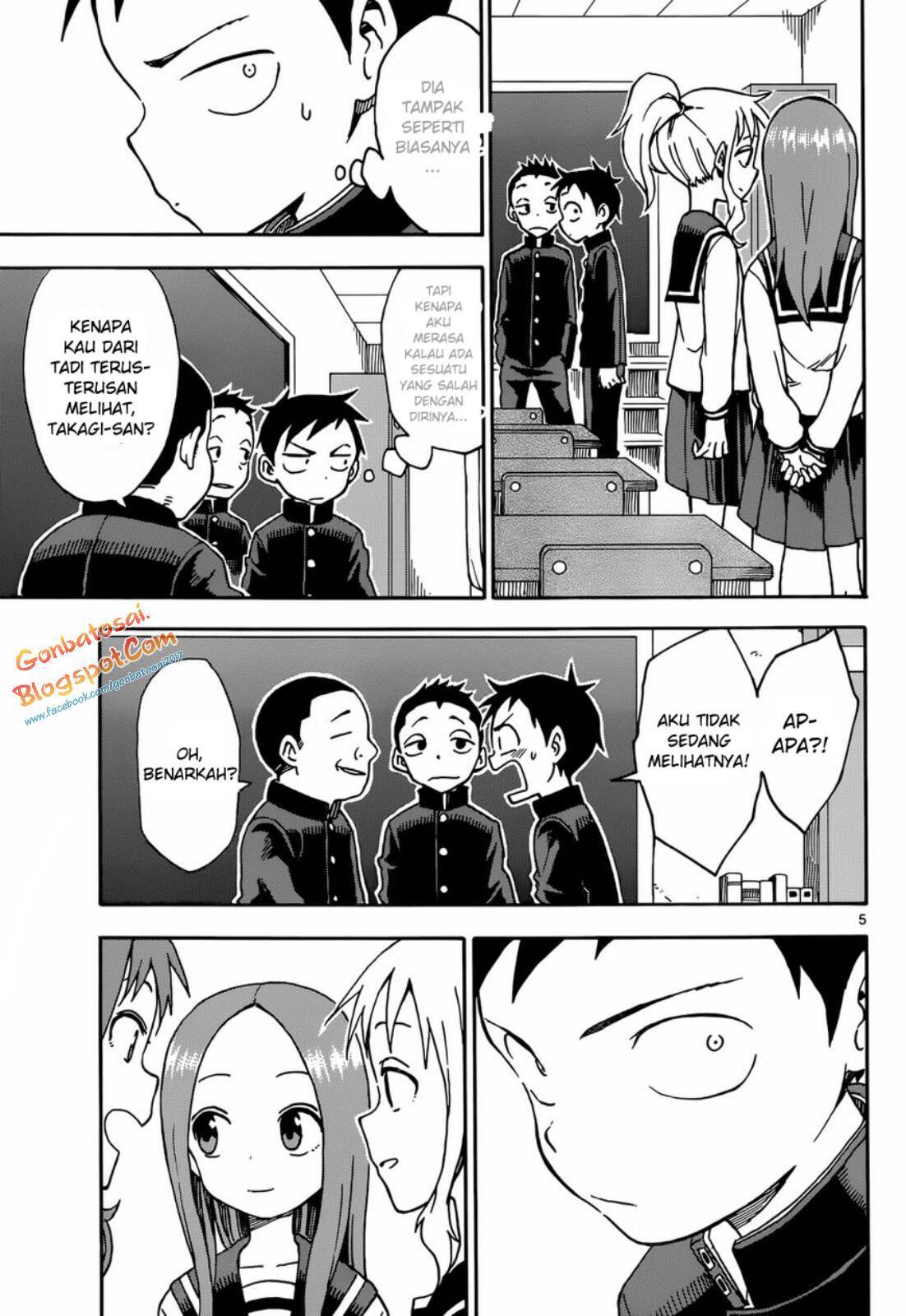 Karakai Jouzu no Takagi-san Chapter 44 Gambar 6