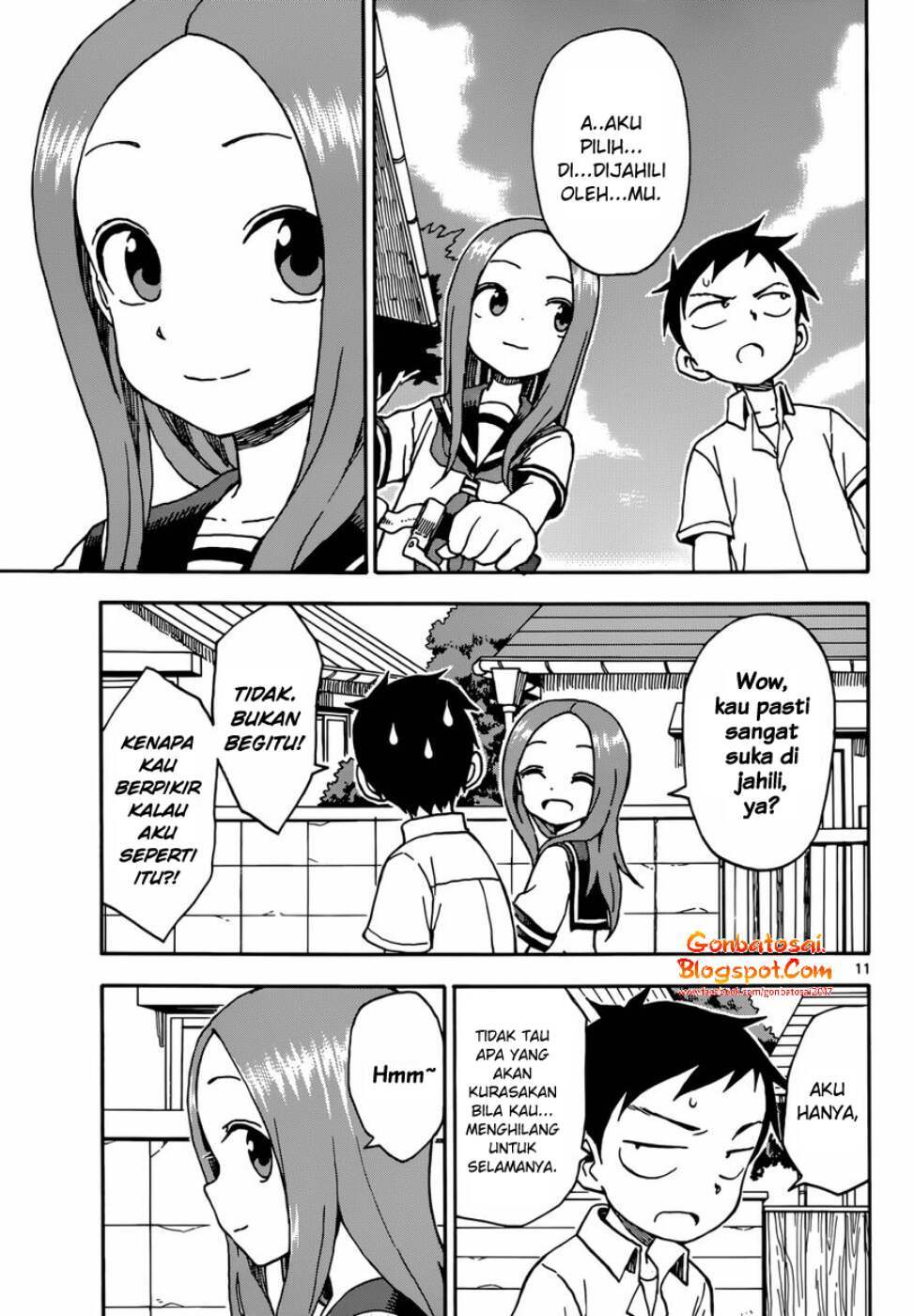 Karakai Jouzu no Takagi-san Chapter 42 Gambar 13