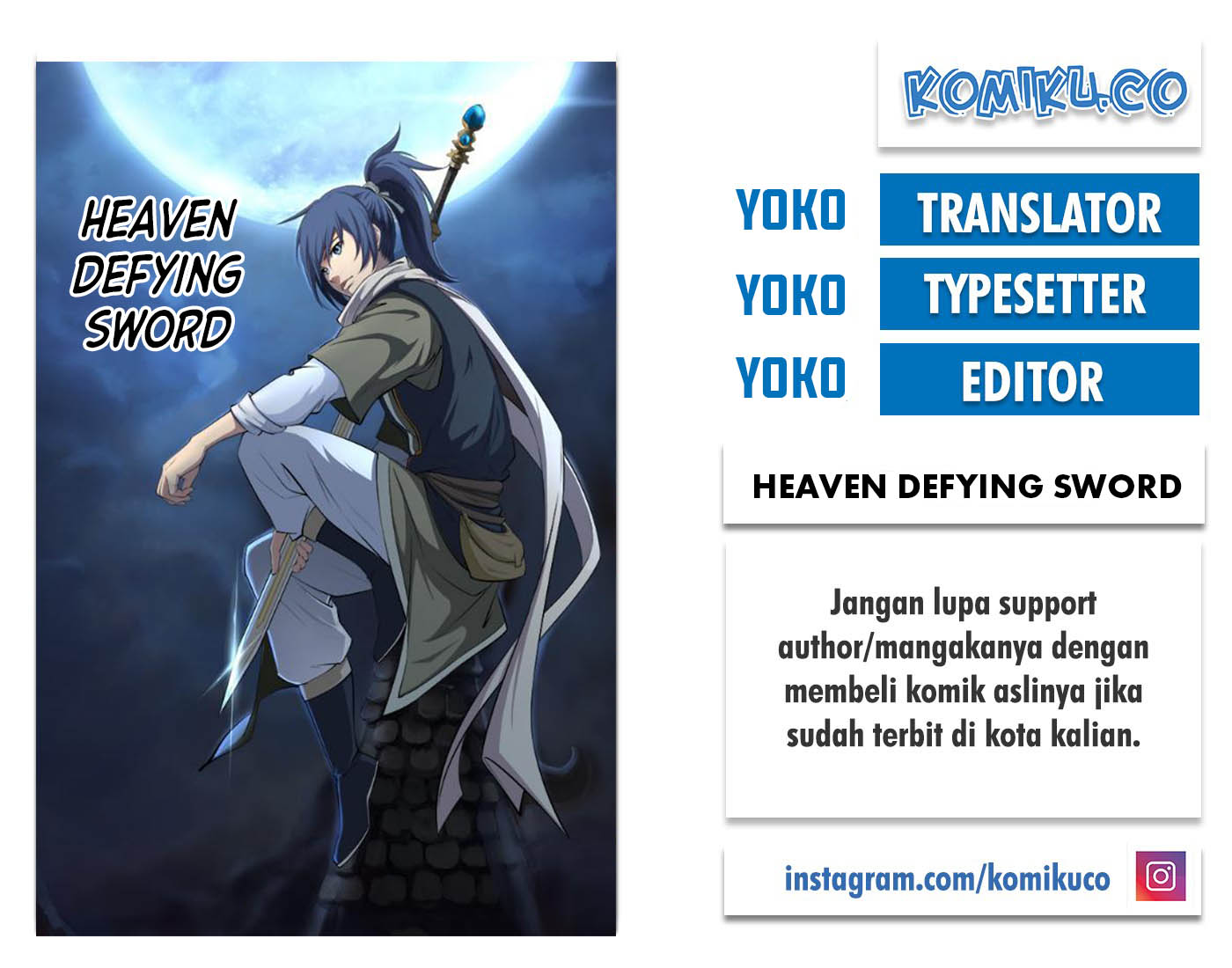 Baca Komik Heaven Defying Sword Chapter 74 Gambar 1