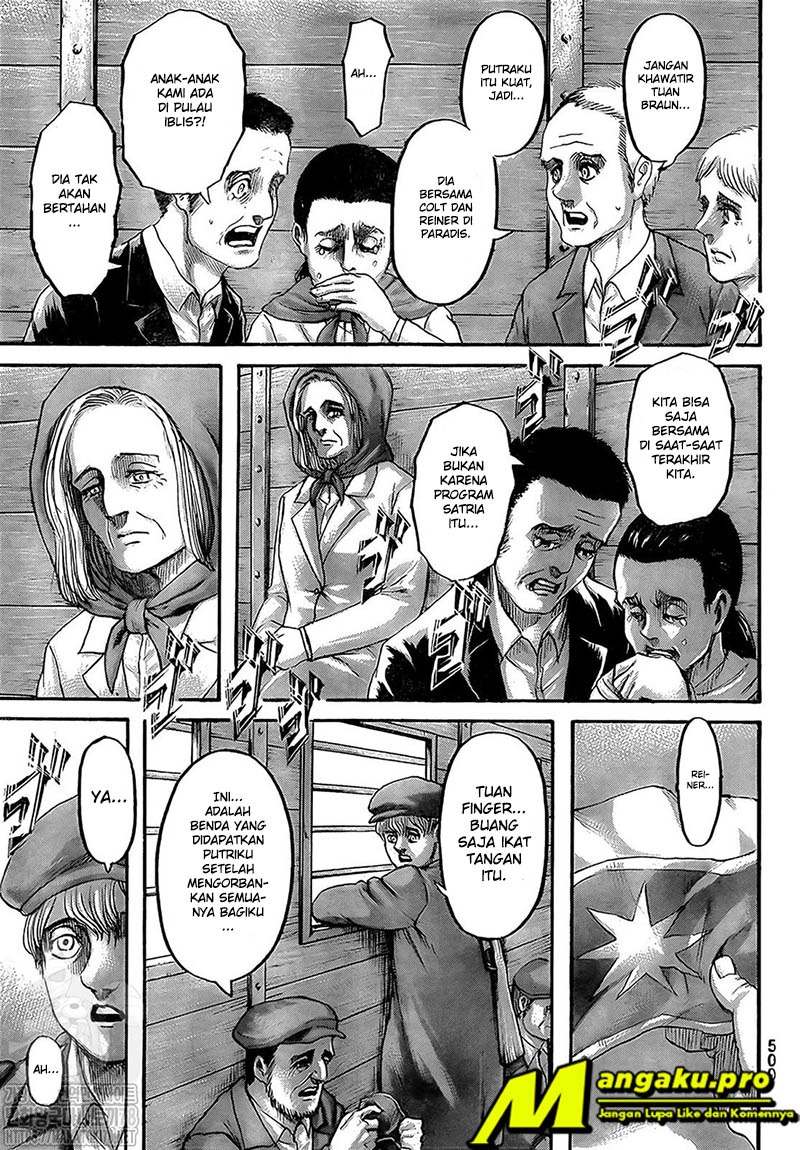 Shingeki no Kyojin Chapter 133.2 Gambar 17