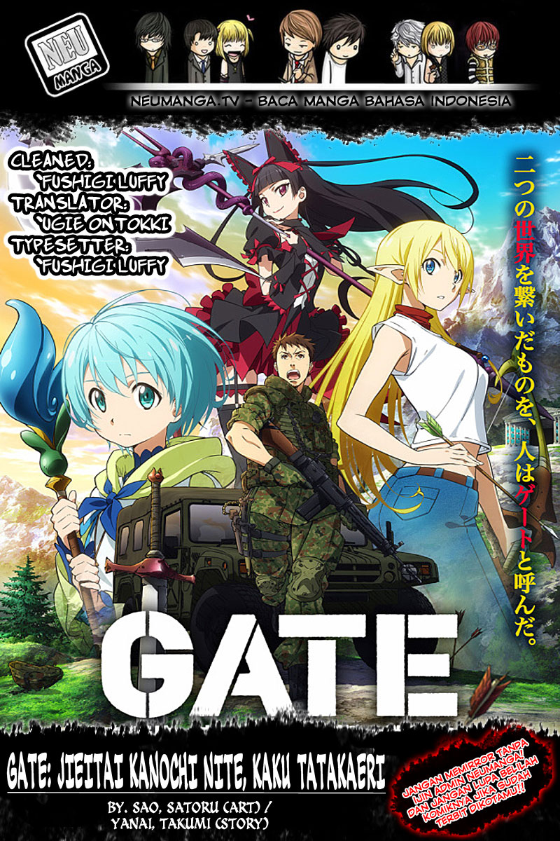 Gate – Jietai Kare no Chi nite Kaku Tatakeri Chapter 61 Gambar 3