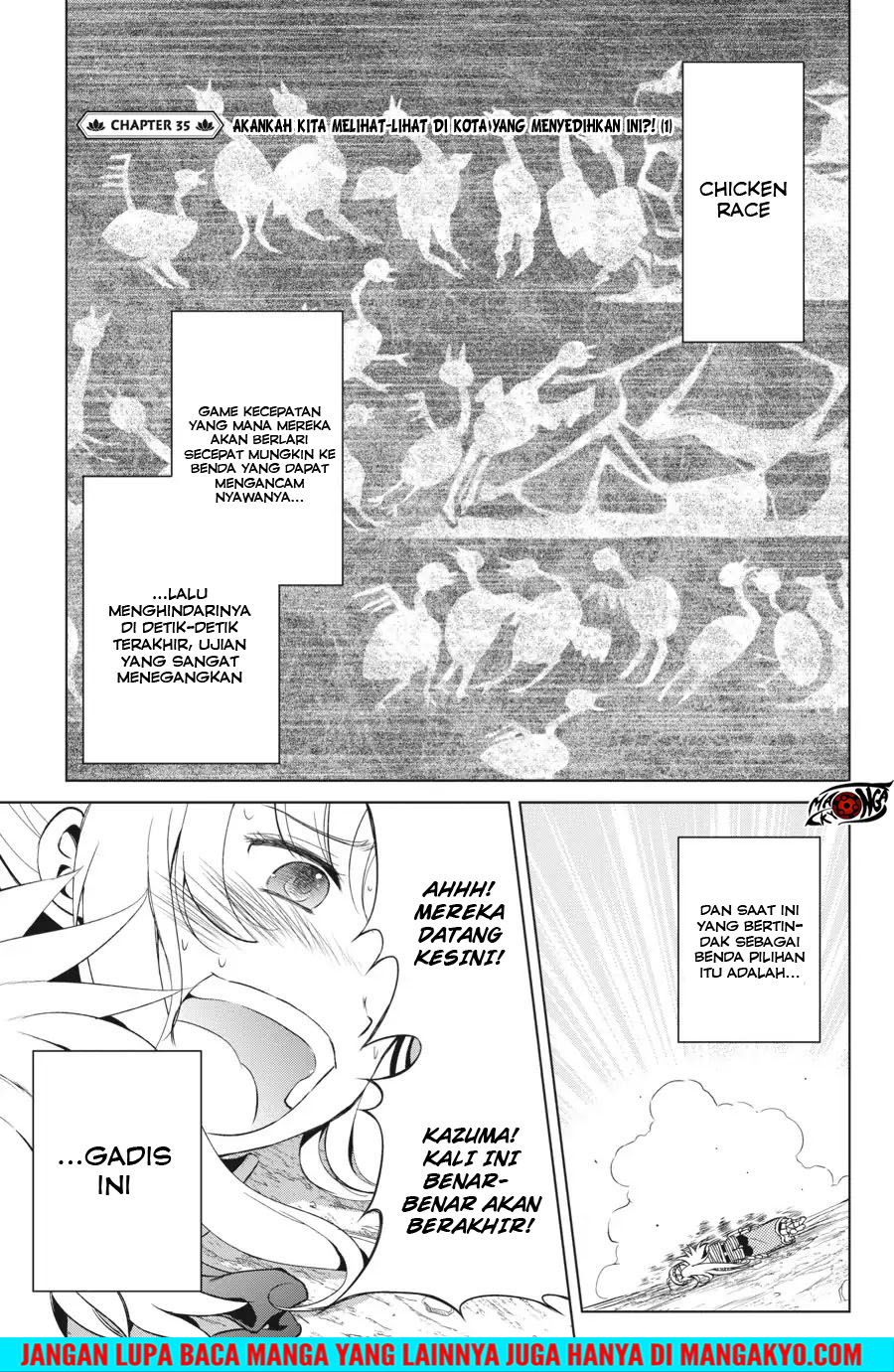 Baca Komik Kono Subarashii Sekai ni Shukufuku o! Chapter 35 Gambar 1