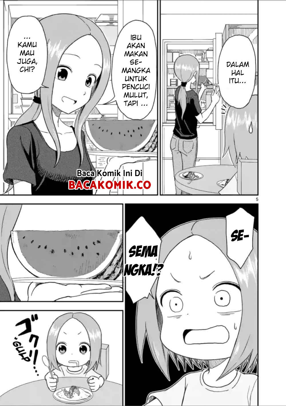 Karakai Jouzu no (Moto) Takagi-san Chapter 55 Gambar 6