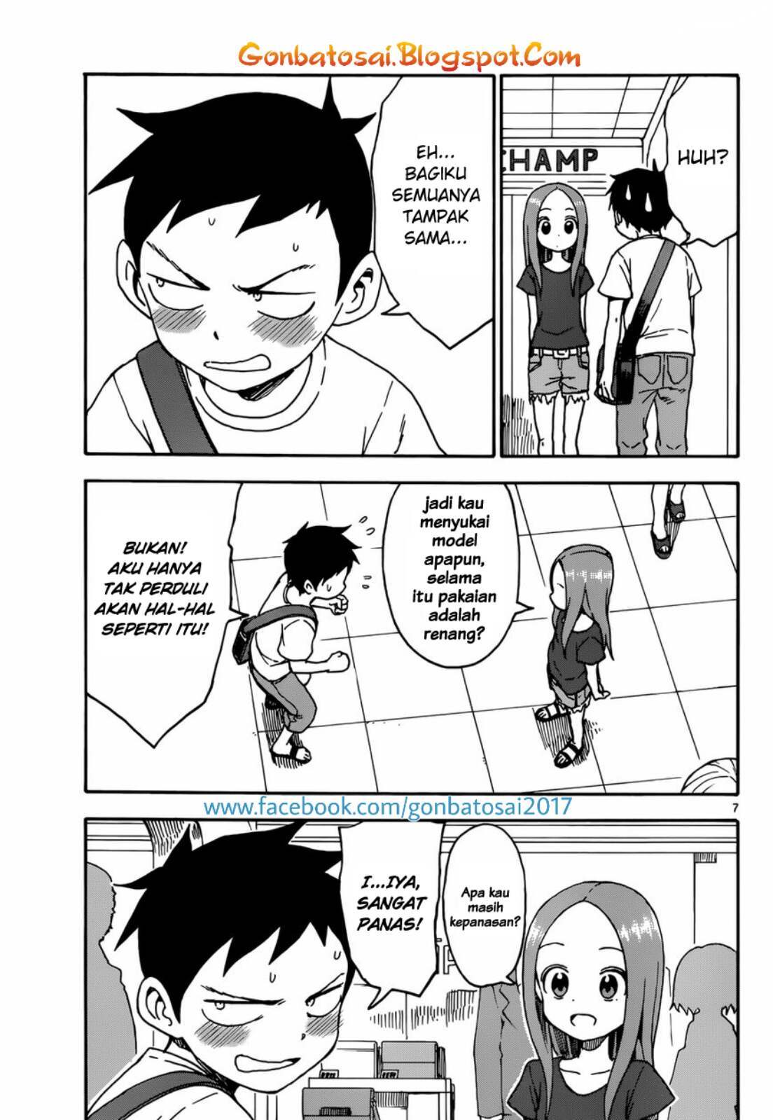 Karakai Jouzu no Takagi-san Chapter 38 Gambar 10