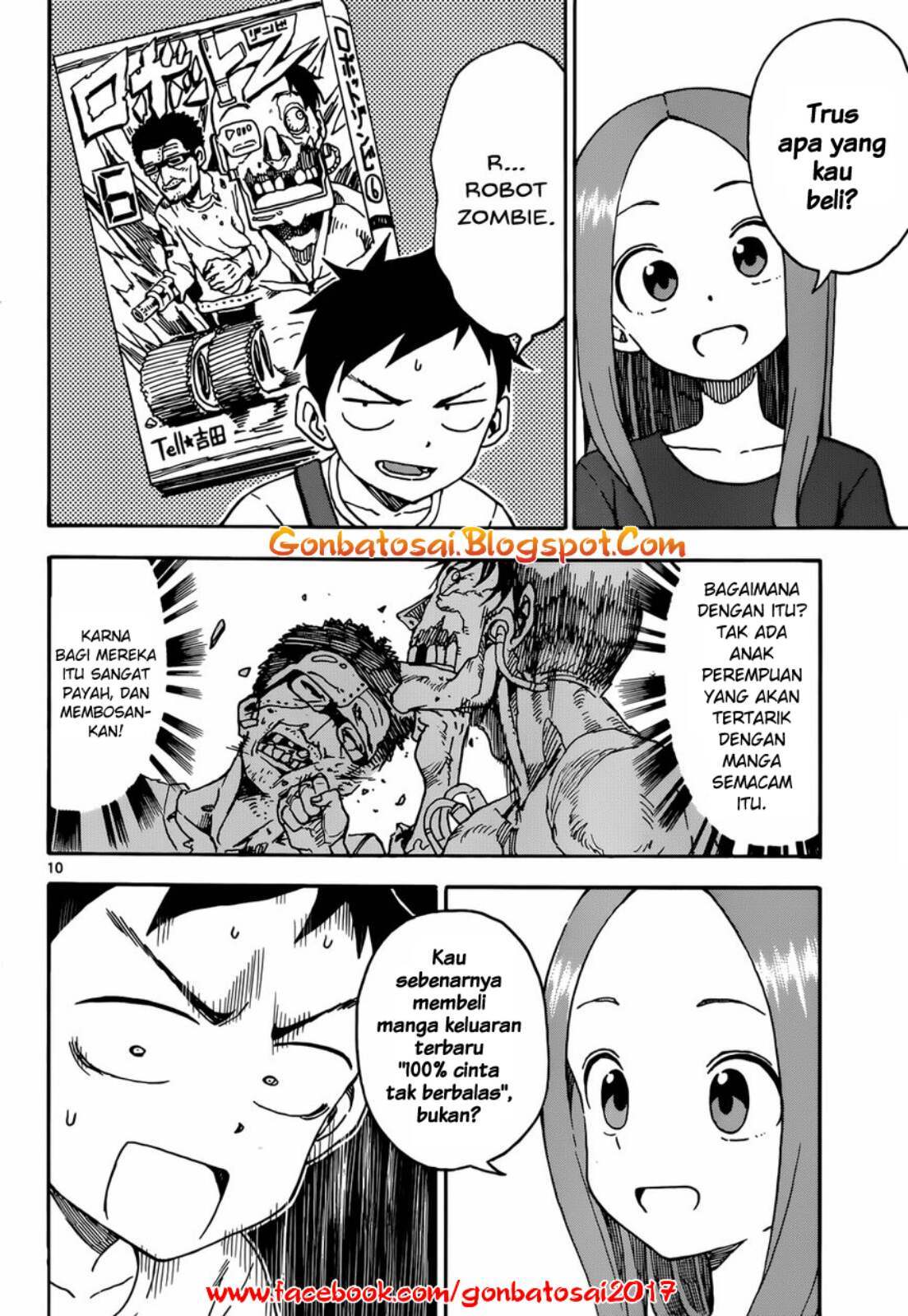 Karakai Jouzu no Takagi-san Chapter 38 Gambar 13