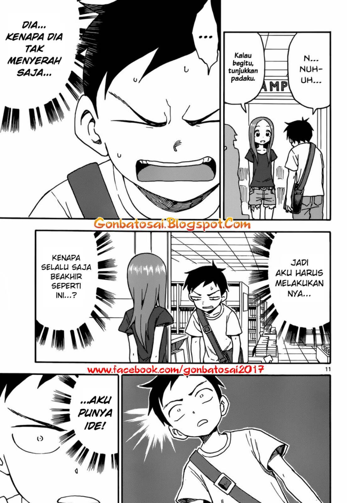 Karakai Jouzu no Takagi-san Chapter 38 Gambar 14