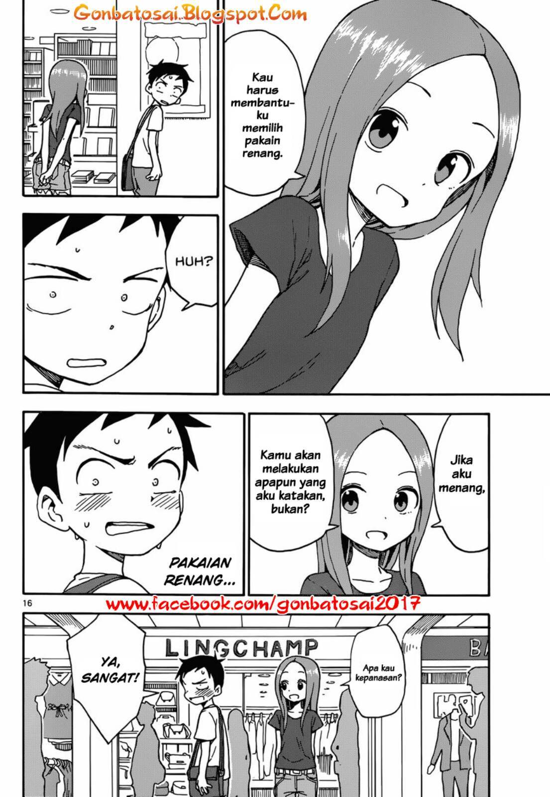 Karakai Jouzu no Takagi-san Chapter 38 Gambar 19