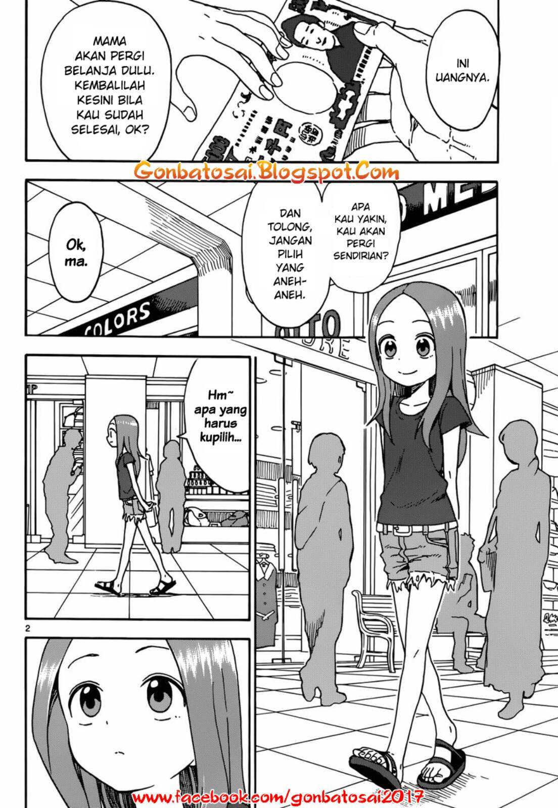 Karakai Jouzu no Takagi-san Chapter 38 Gambar 4