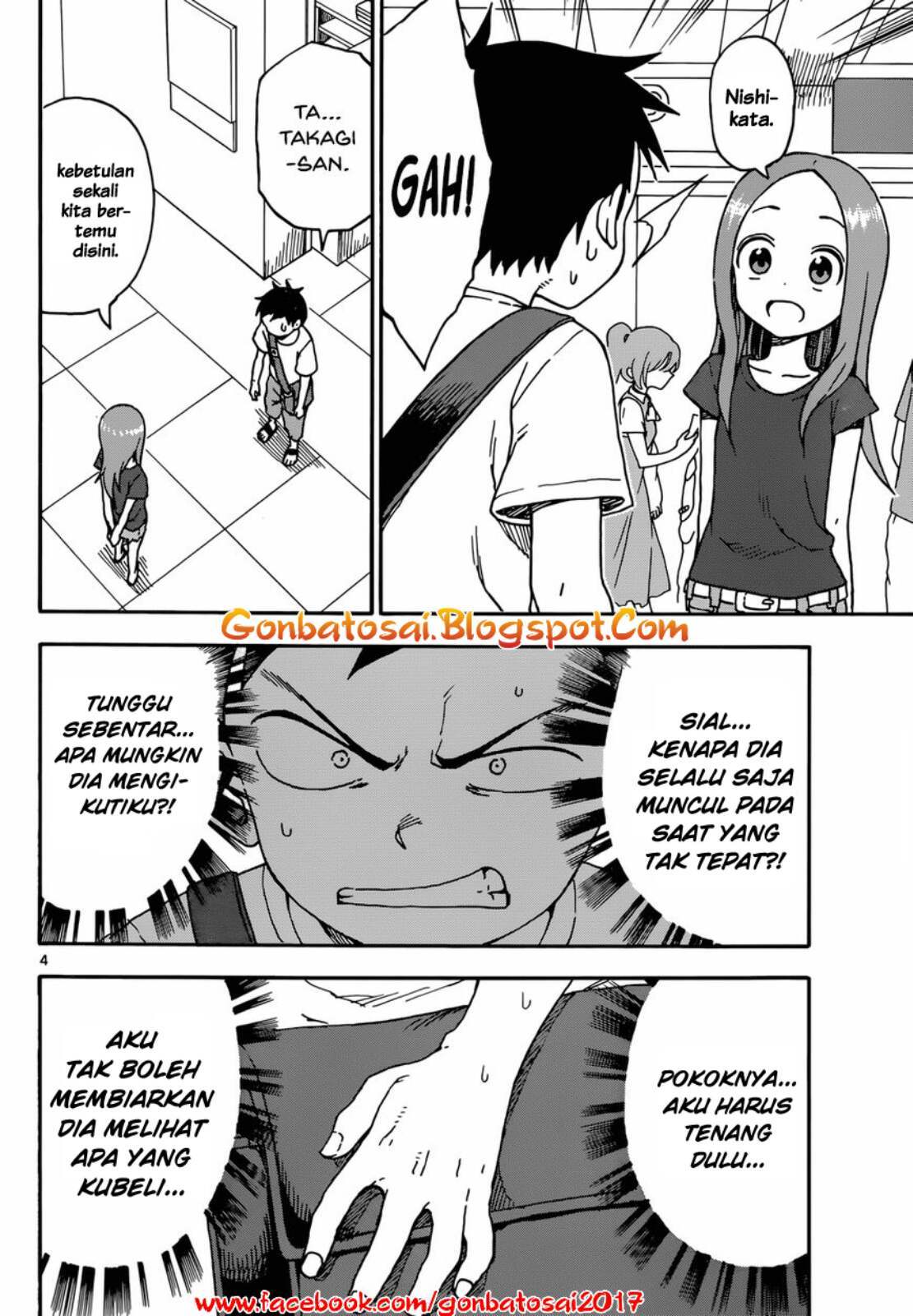 Karakai Jouzu no Takagi-san Chapter 38 Gambar 6