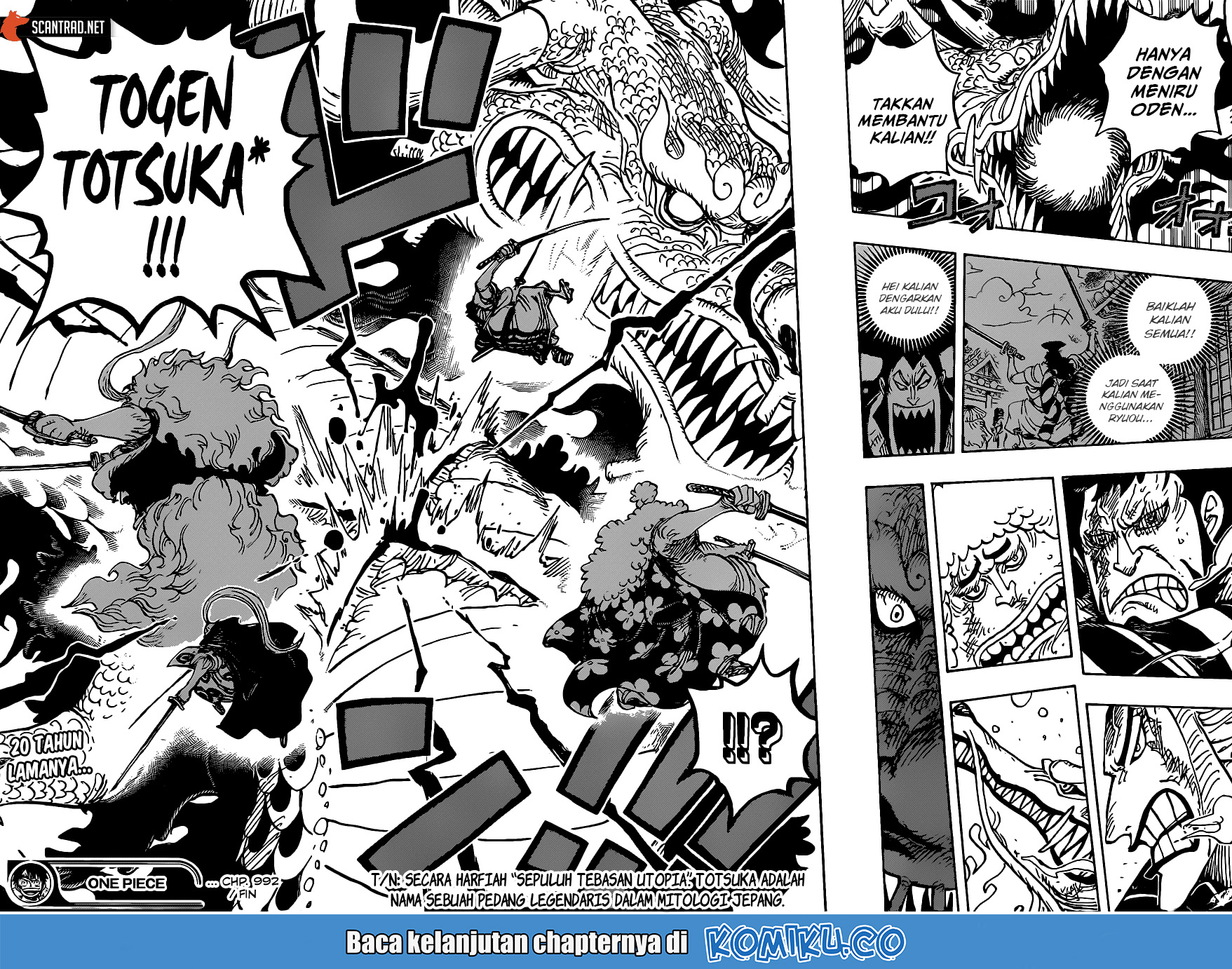 One Piece Chapter 992 Gambar 15