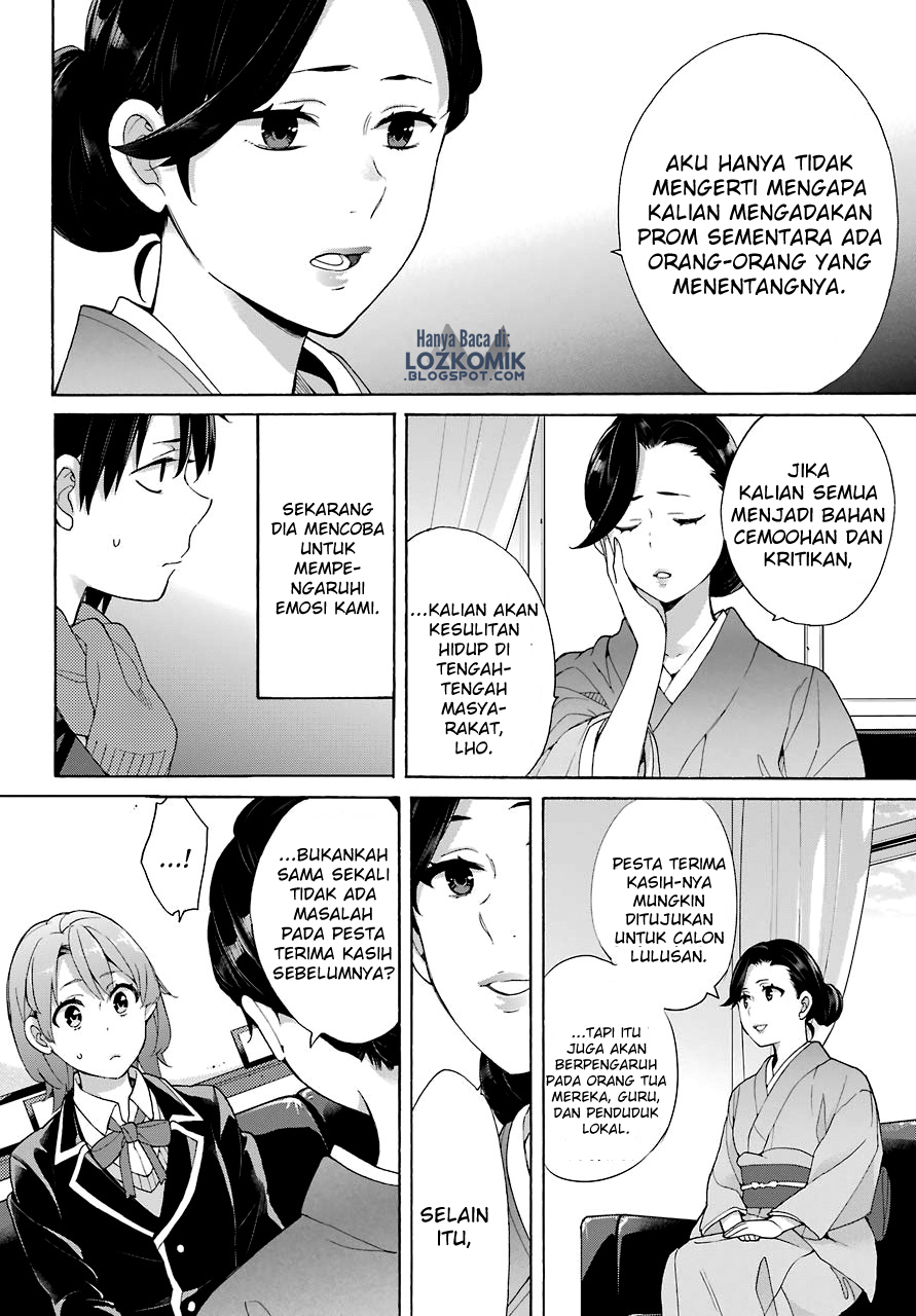 Yahari Ore no Seishun Love Comedy wa Machigatteiru.: Monologue Chapter 72 Gambar 19