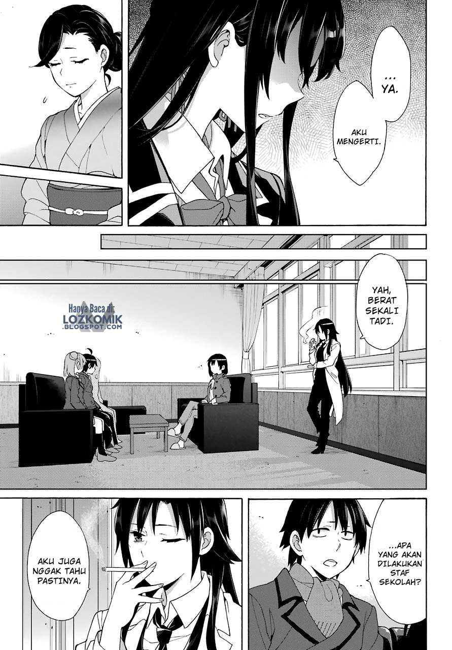 Yahari Ore no Seishun Love Comedy wa Machigatteiru.: Monologue Chapter 72 Gambar 28