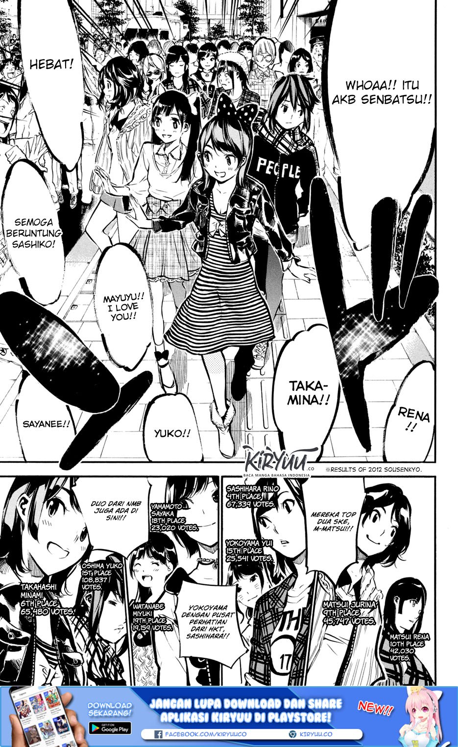 AKB49 Chapter 180 Gambar 14