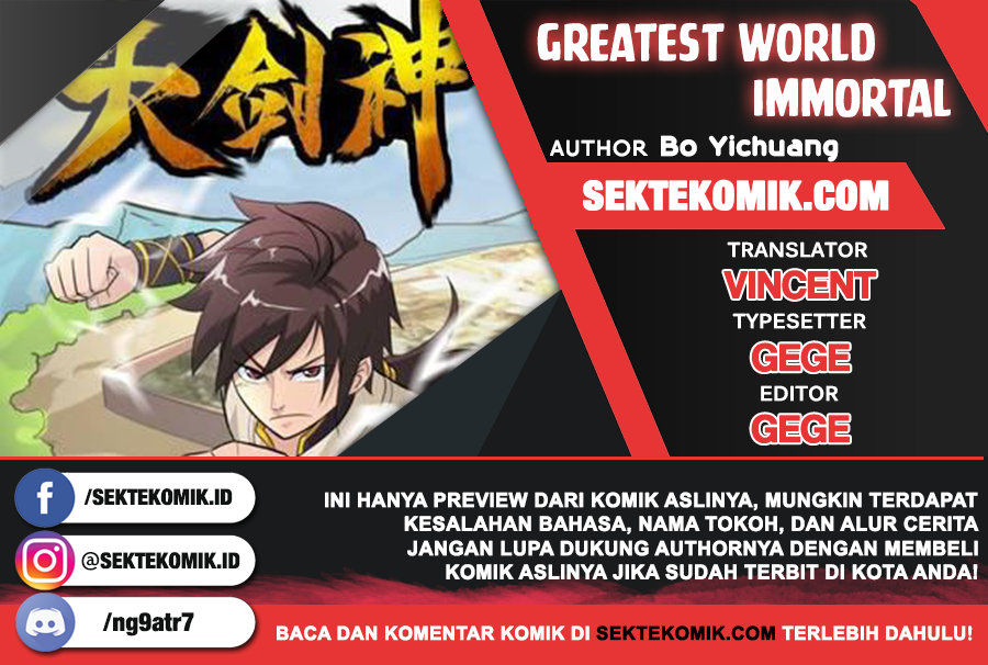 Baca Komik Greatest Sword Immortal Chapter 36 Gambar 1