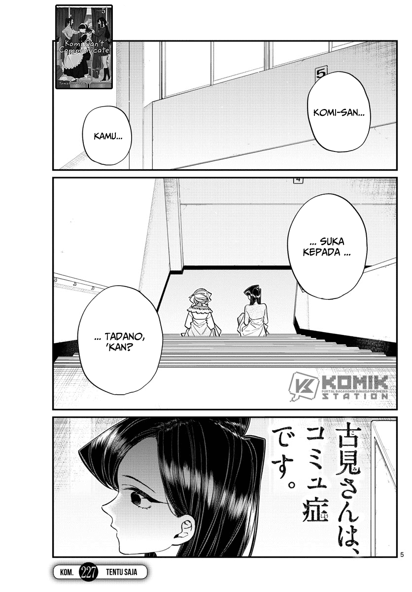 Komi-san wa Komyushou Desu Chapter 227 Gambar 7