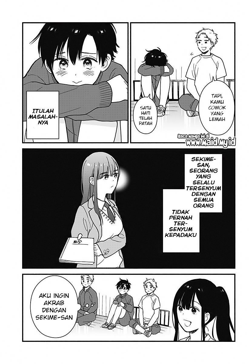 Sekimen Shinaide Sekime-san Chapter 1 Gambar 11