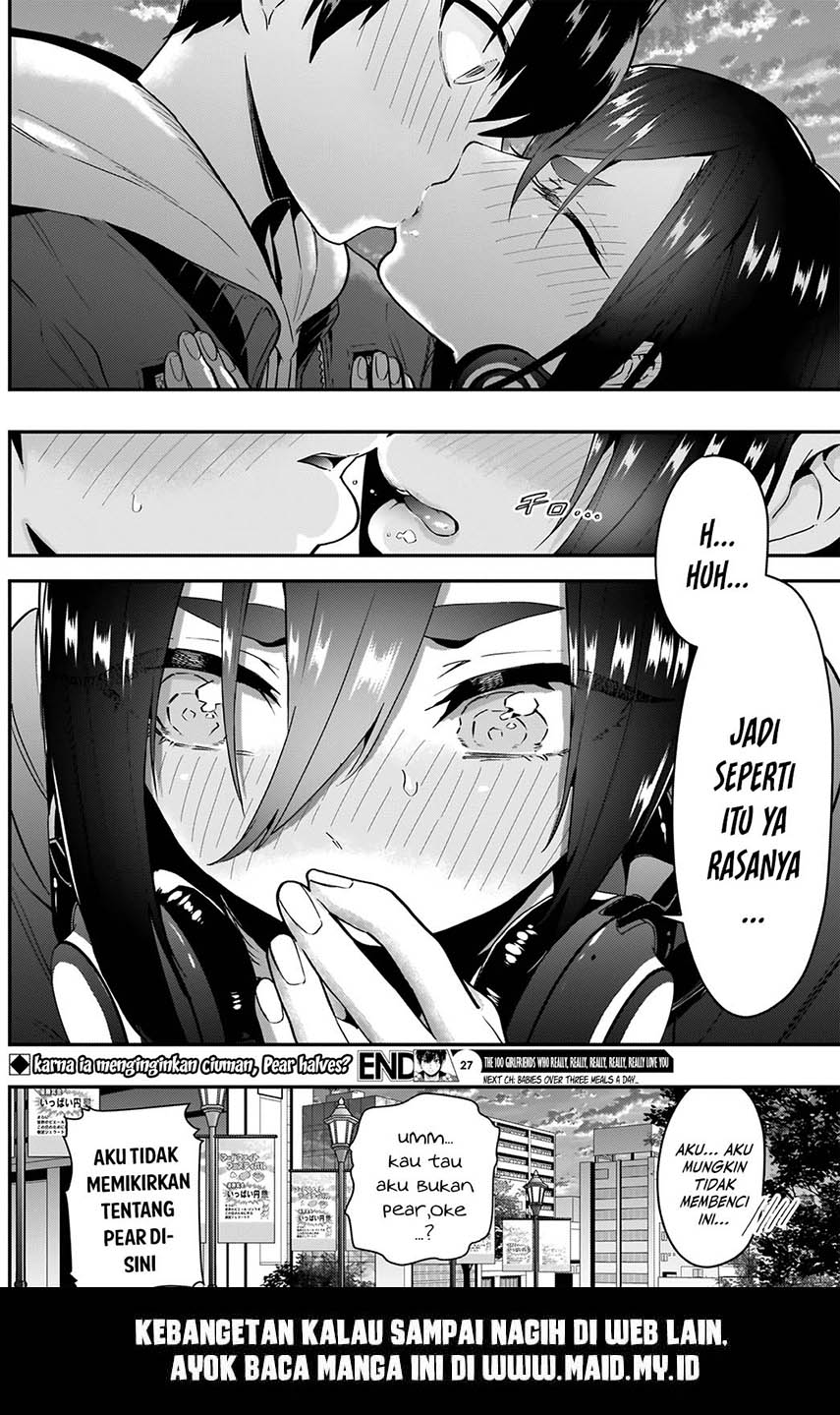 Kimi no Koto ga Dai Dai Dai Dai Daisuki na 100-ri no Kanojo Chapter 27 Gambar 23