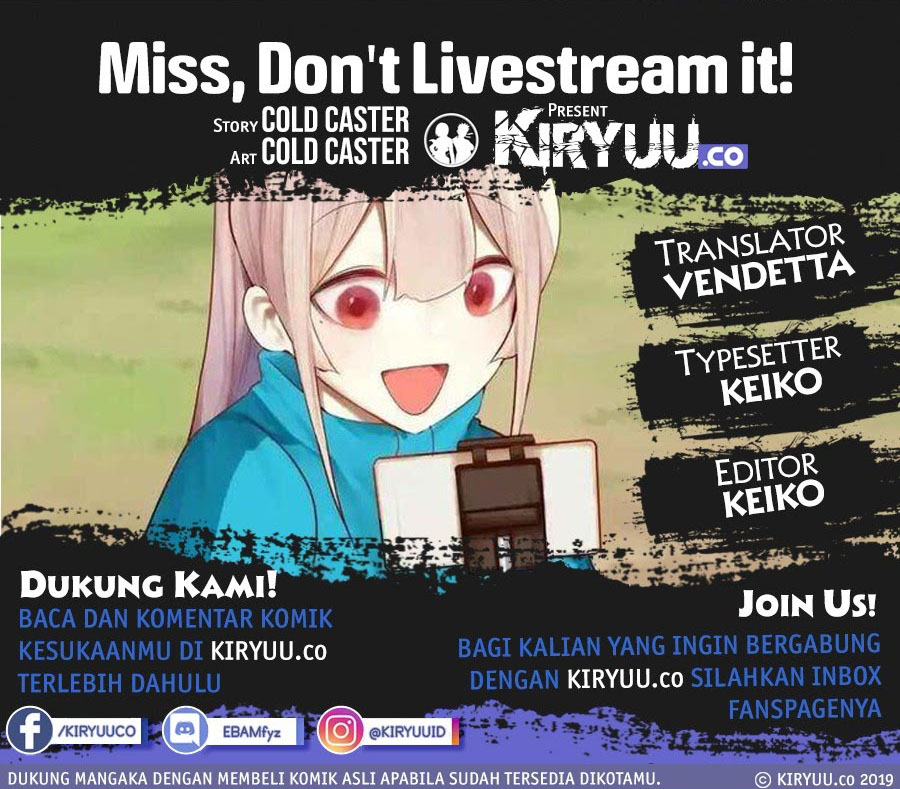 Baca Komik Miss, don’t livestream it! Chapter 10 Gambar 1