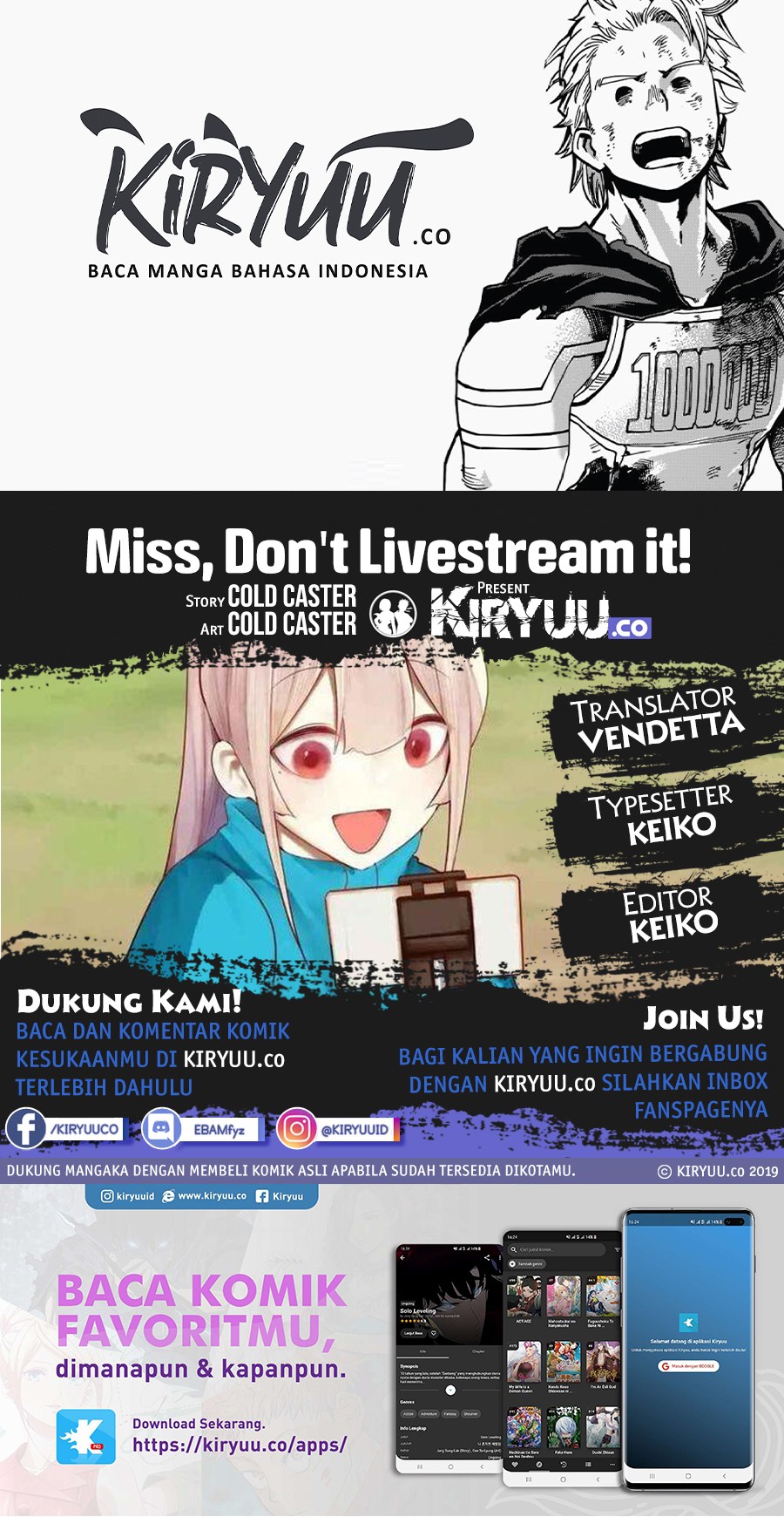 Baca Komik Miss, don’t livestream it! Chapter 12 Gambar 1