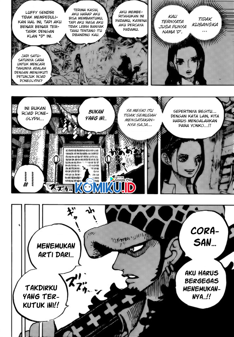 One Piece Chapter 996 HD Gambar 13