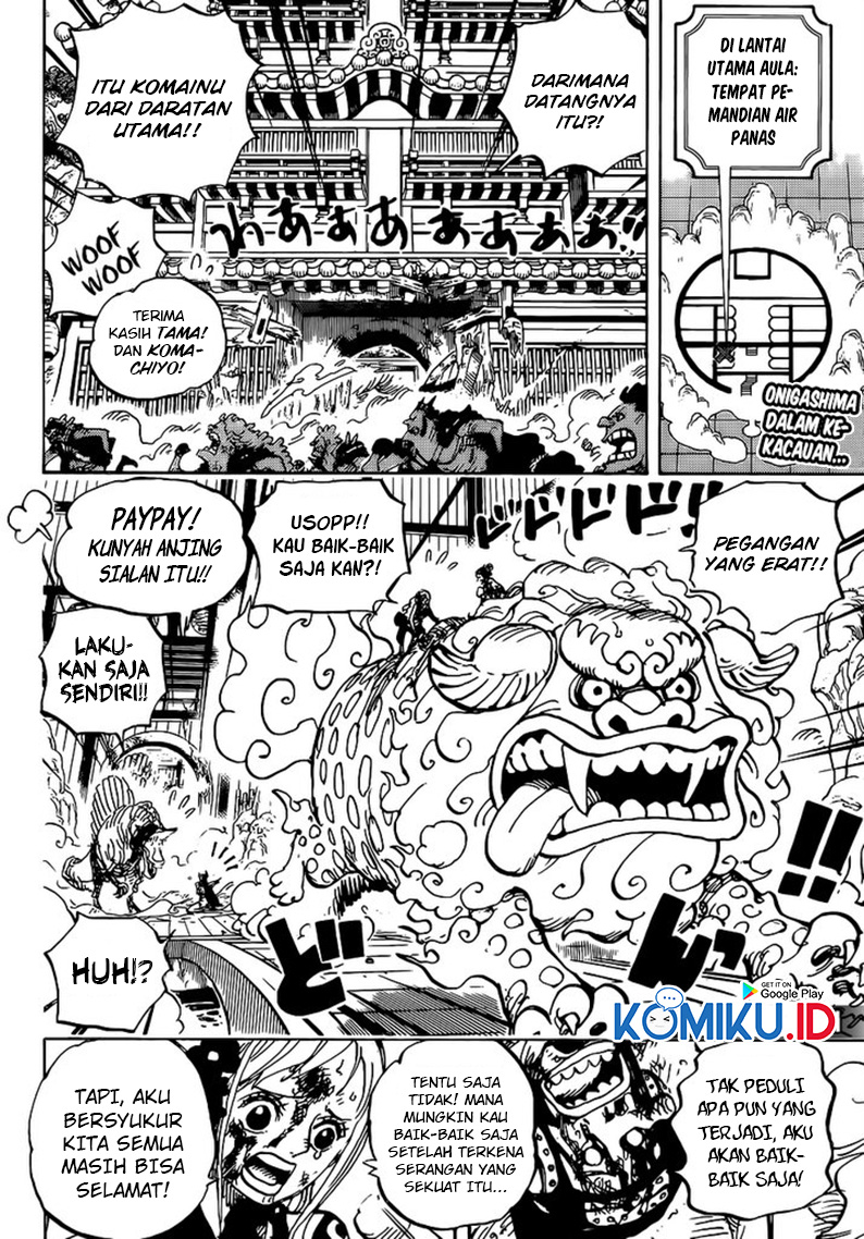 One Piece Chapter 996 HD Gambar 3
