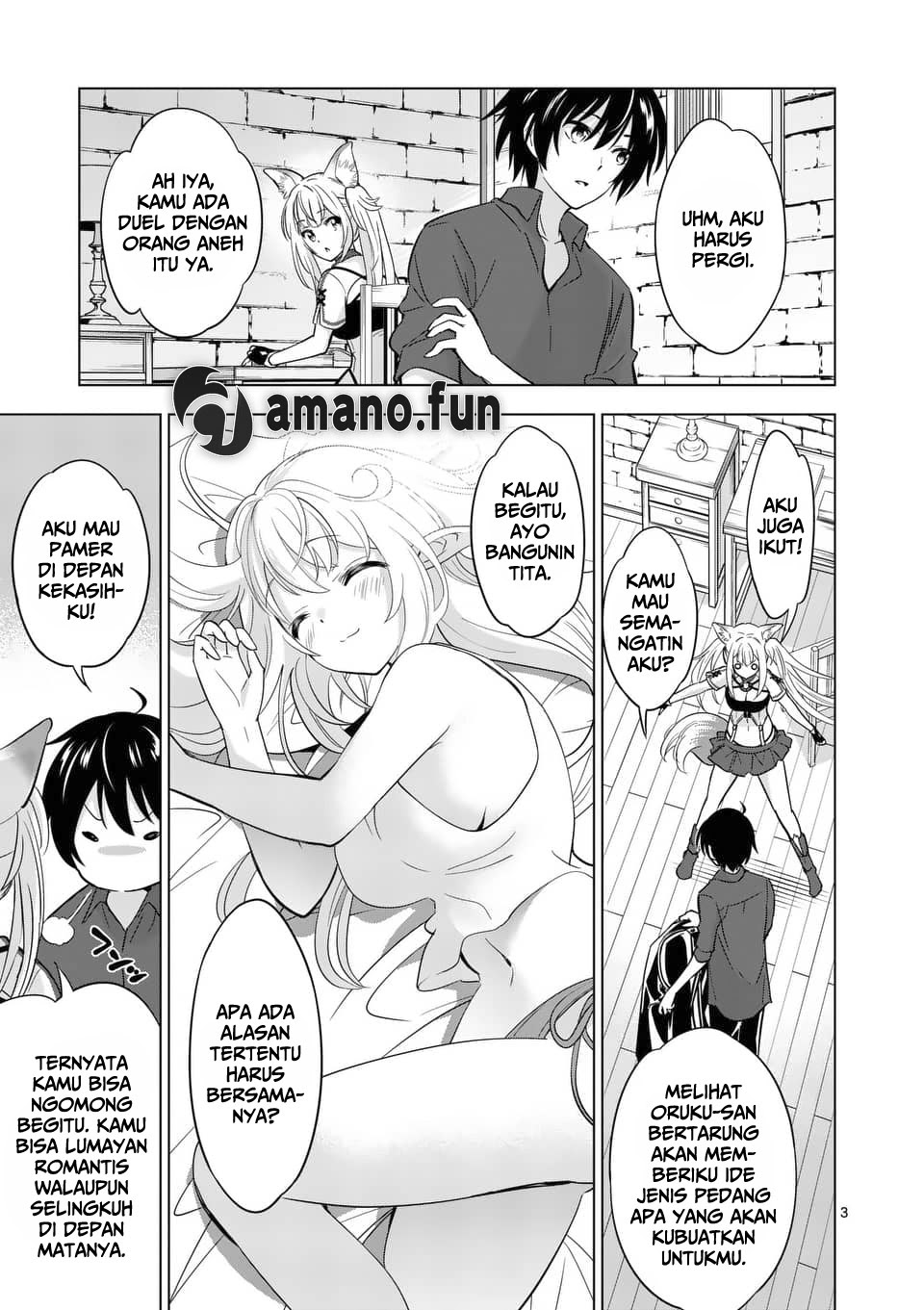 Shijou Saikyou Orc-san no Tanoshii Tanetsuke Harem Zukuri Chapter 30 Gambar 3