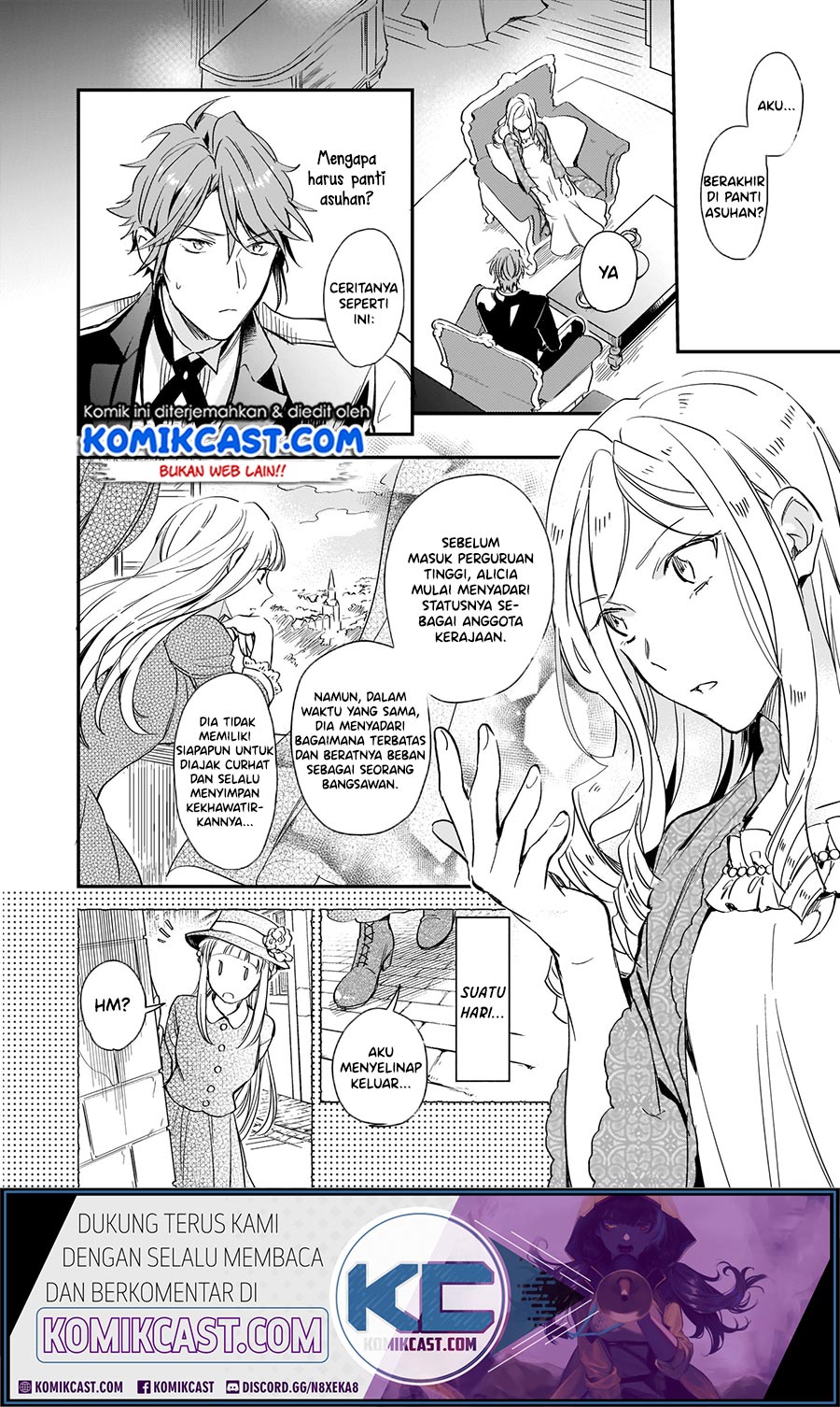Baca Manga Albert Ke no Reijou wa Botsuraku wo go Shomou desu Chapter 8.1 Gambar 2