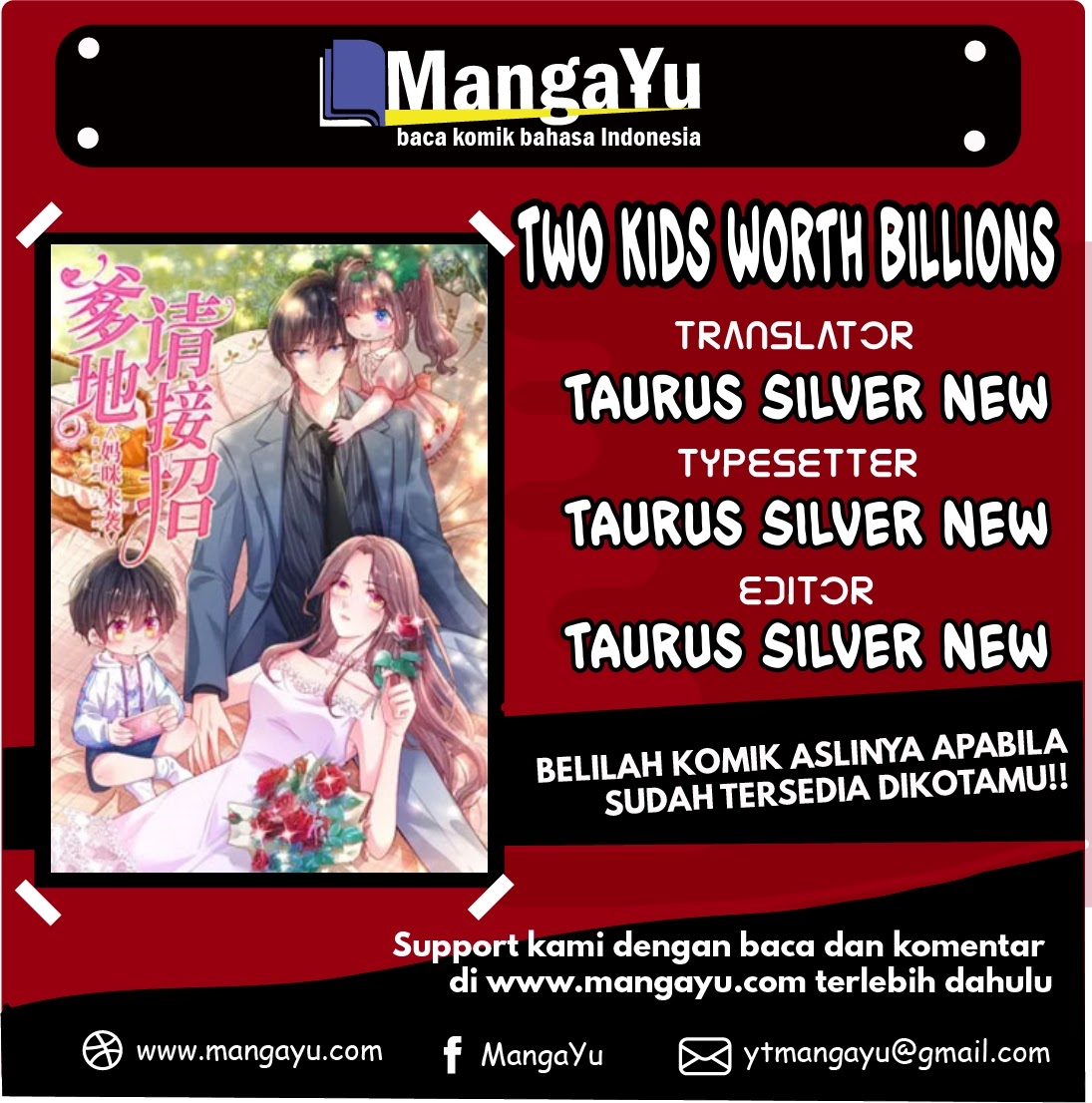 Baca Komik Two Kids Worth Billions Chapter 1 Gambar 1