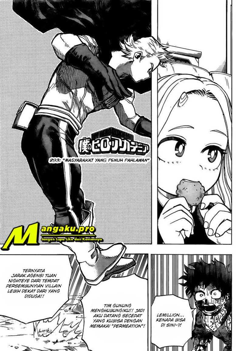 Boku no Hero Academia Chapter 293 Gambar 3