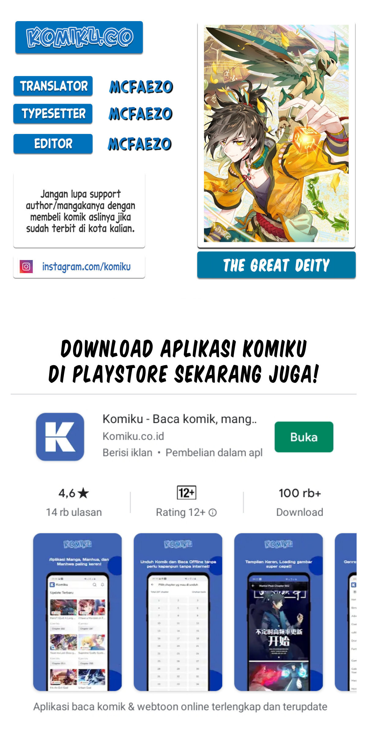 Baca Komik The Great Deity Chapter 66 Gambar 1