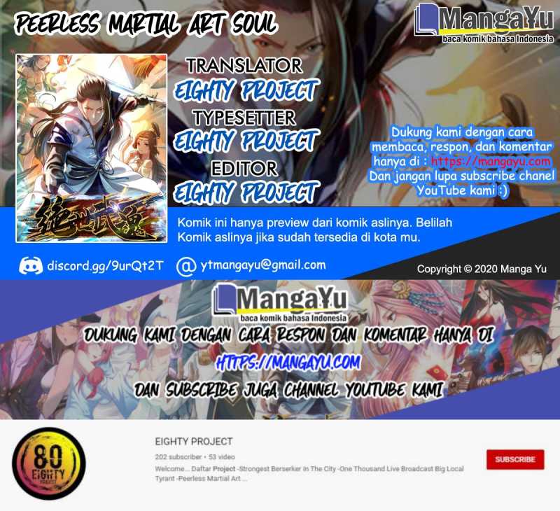 Baca Komik Peerless Martial Art Soul Chapter 12 Gambar 1