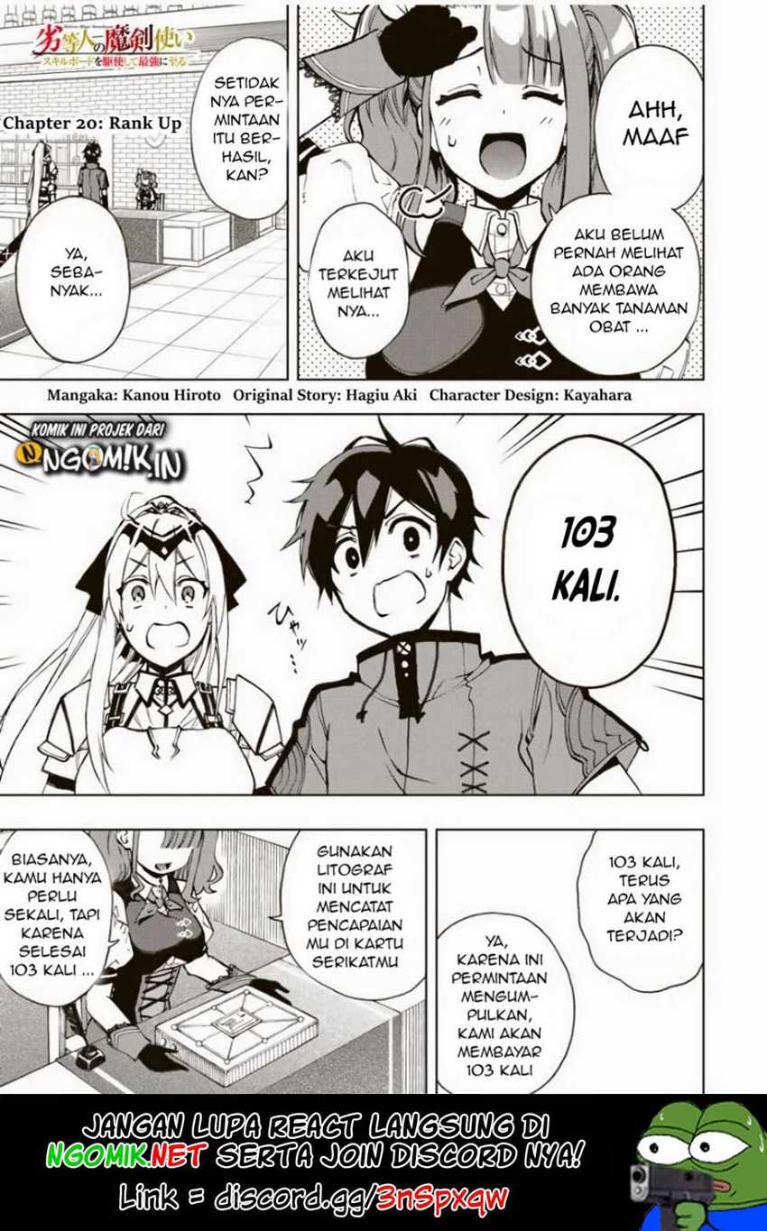 Baca Manga The Reincarnated Inferior Magic Swordsman Chapter 20 Gambar 2