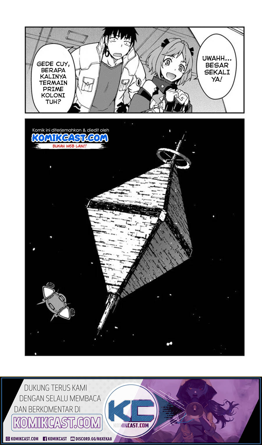 Baca Komik Mezametara Saikyou Soubi to Uchuusen-mochi datta no de Chapter 11.2 Gambar 1