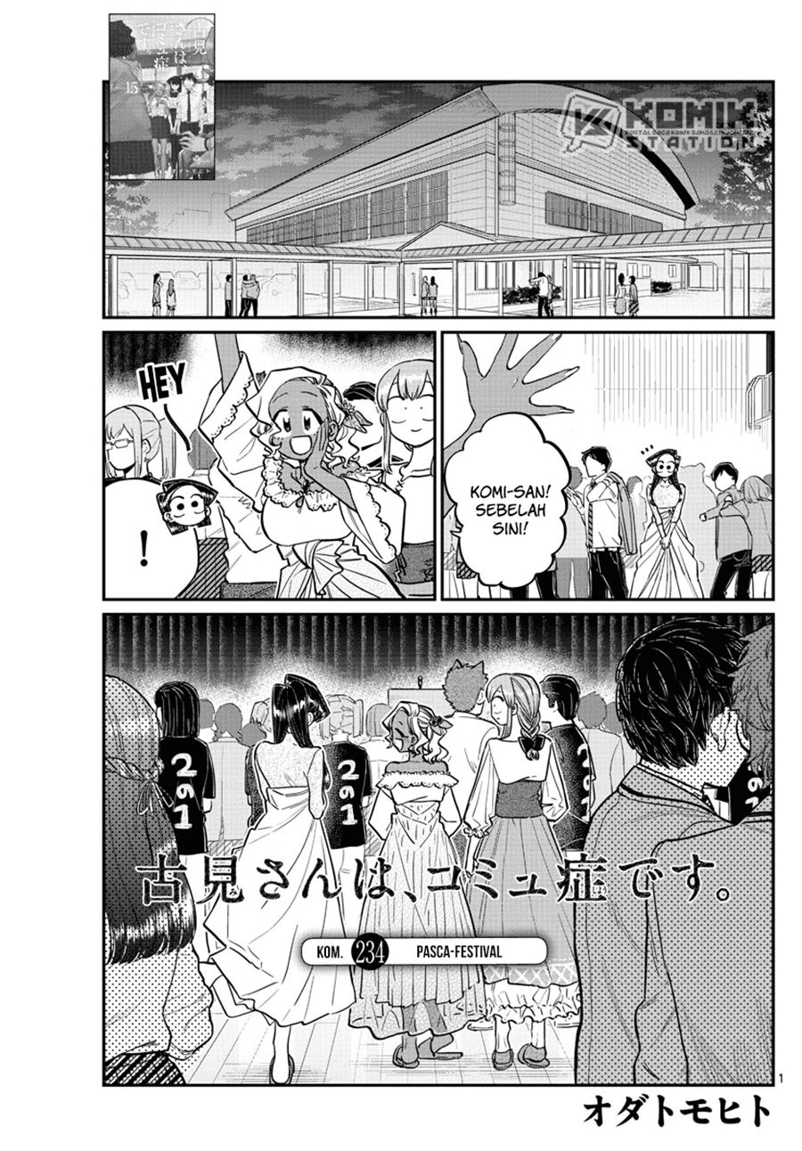 Komi-san wa Komyushou Desu Chapter 234 Gambar 3