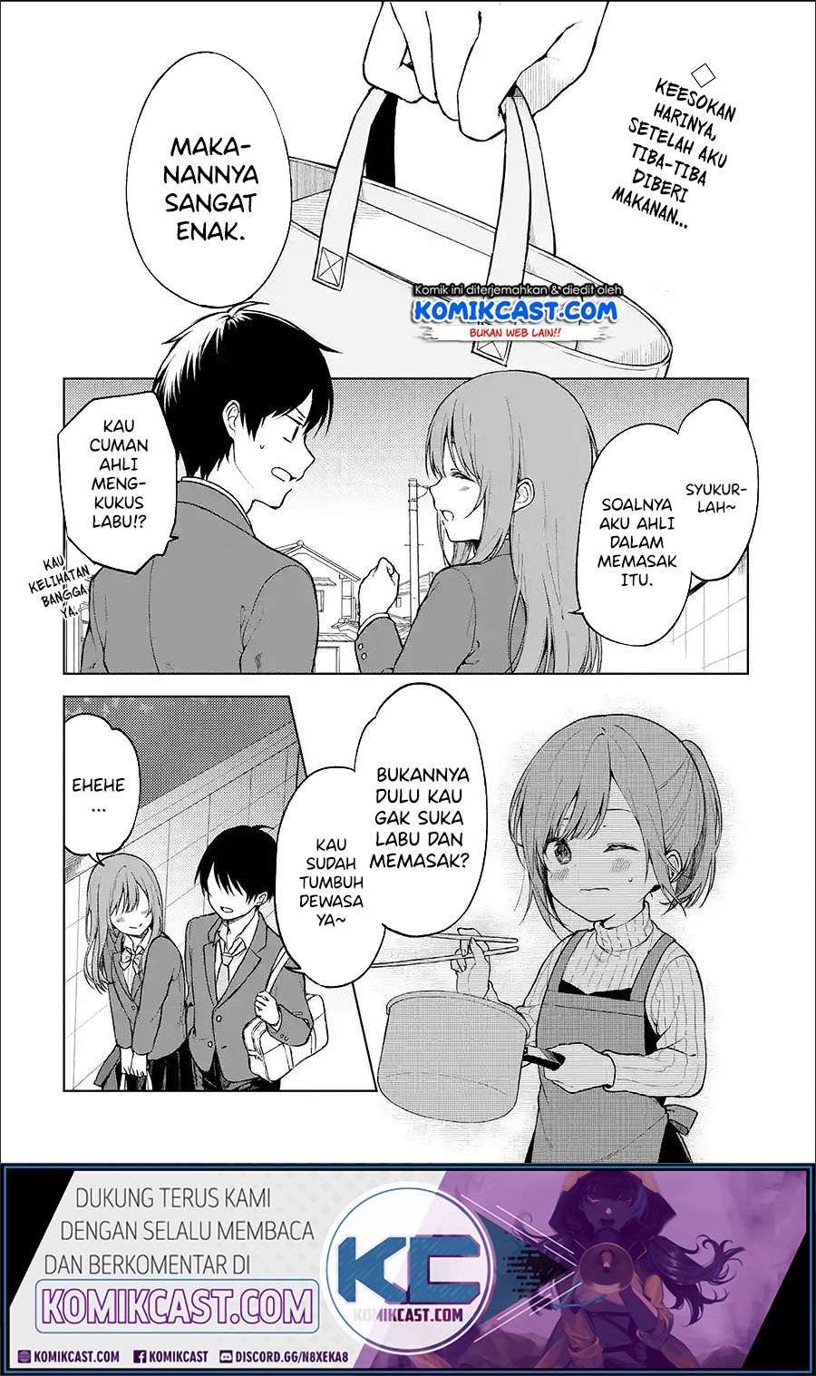 Baca Manga Chikan Saresou ni Natteiru S-kyuu Bishoujo wo Tasuketara Tonari no Seki no Osanajimi datta Chapter 14 Gambar 2