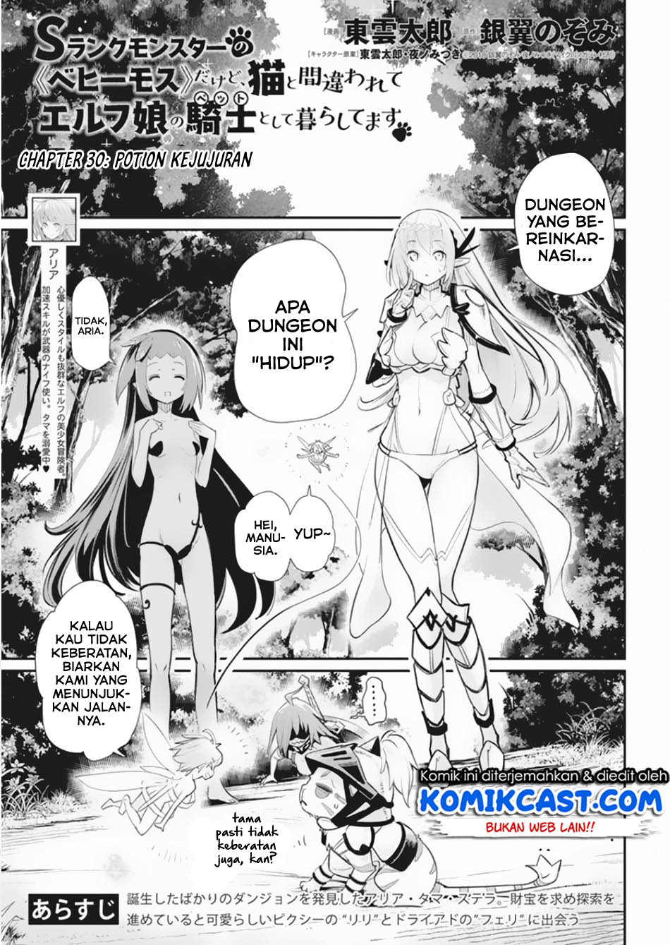 Baca Manga S-Rank Monster no Behemoth Dakedo, Neko to Machigawarete Erufu Musume no Kishi (Pet) Toshite Kurashitemasu Chapter 30 Gambar 2