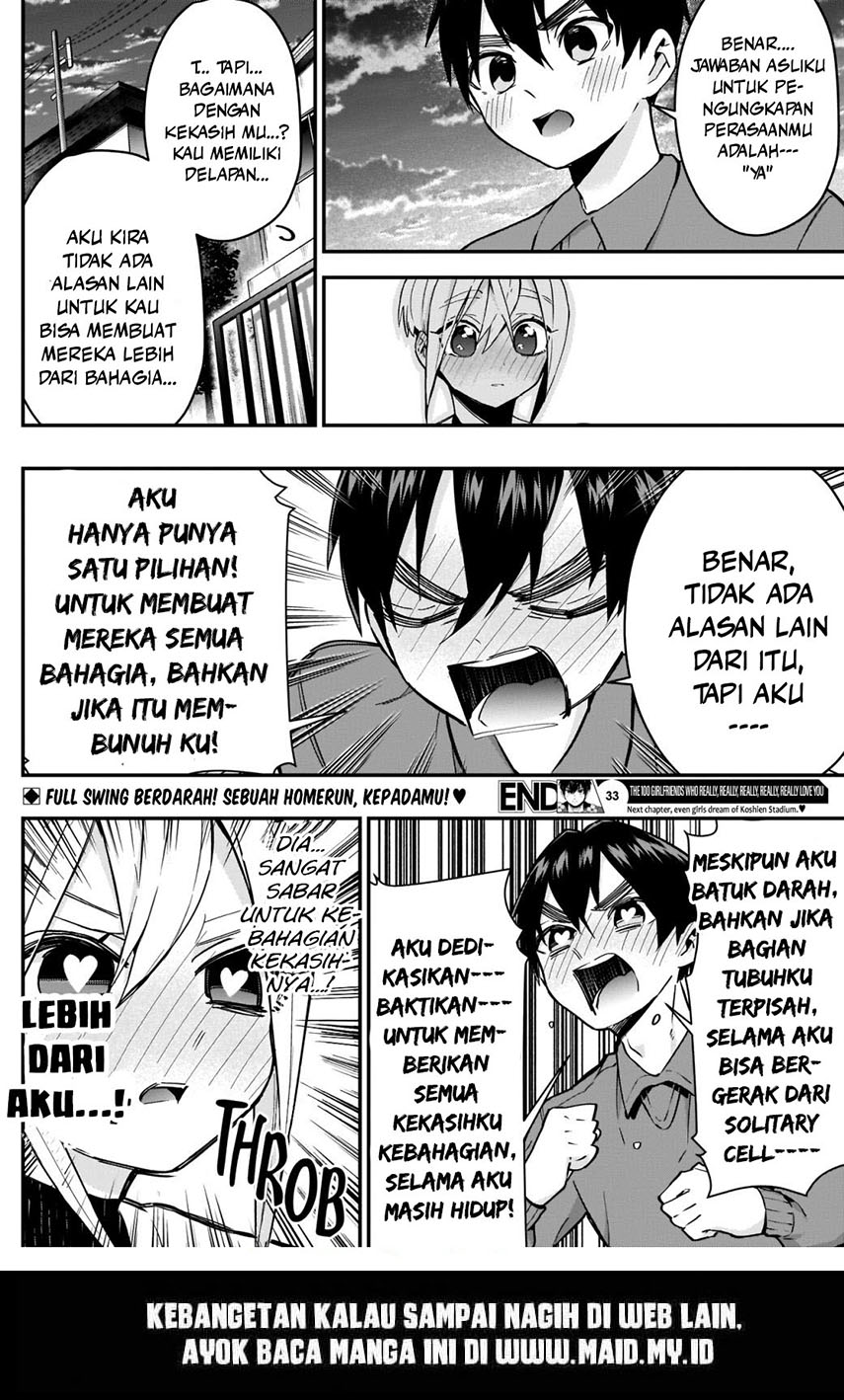 Kimi no Koto ga Dai Dai Dai Dai Daisuki na 100-ri no Kanojo Chapter 33 Gambar 21