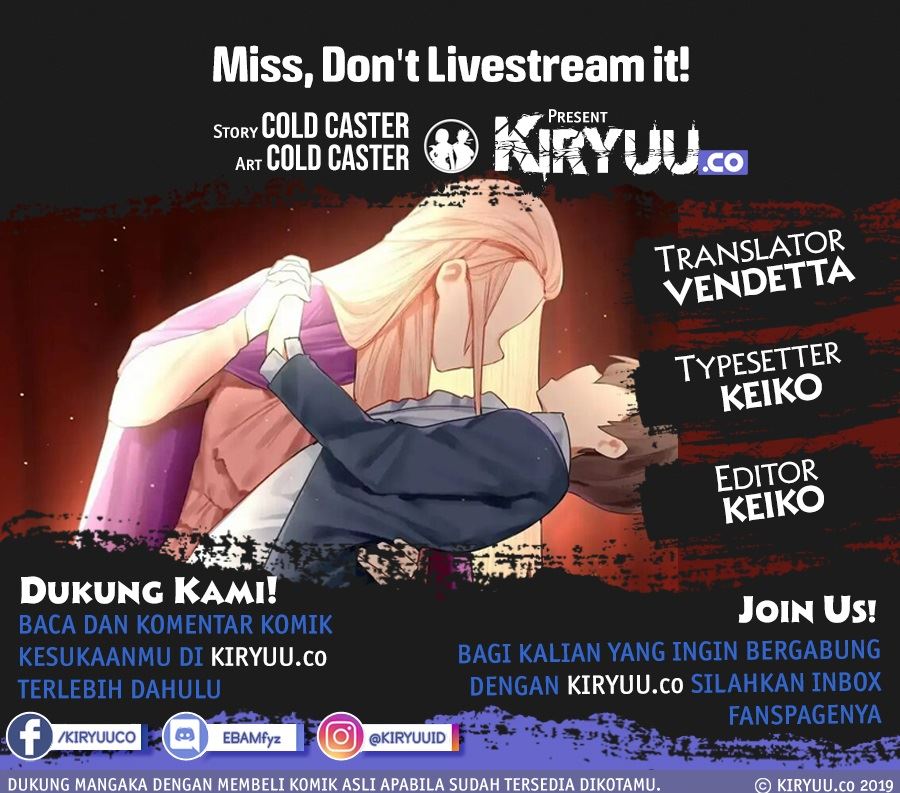 Baca Komik Miss, don’t livestream it! Chapter 16 Gambar 1