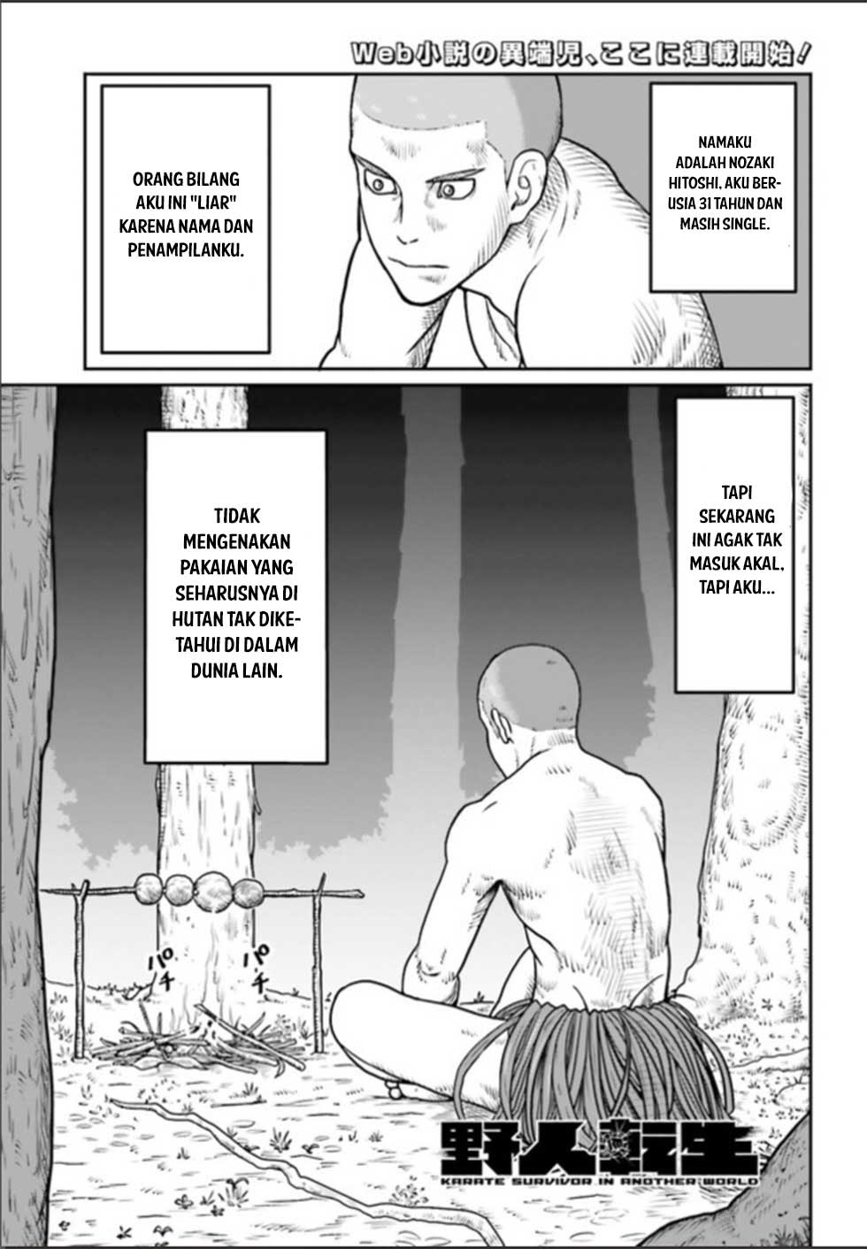 Baca Manga Yajin Tensei: Karate Survivor in Another World Chapter 1 Gambar 2