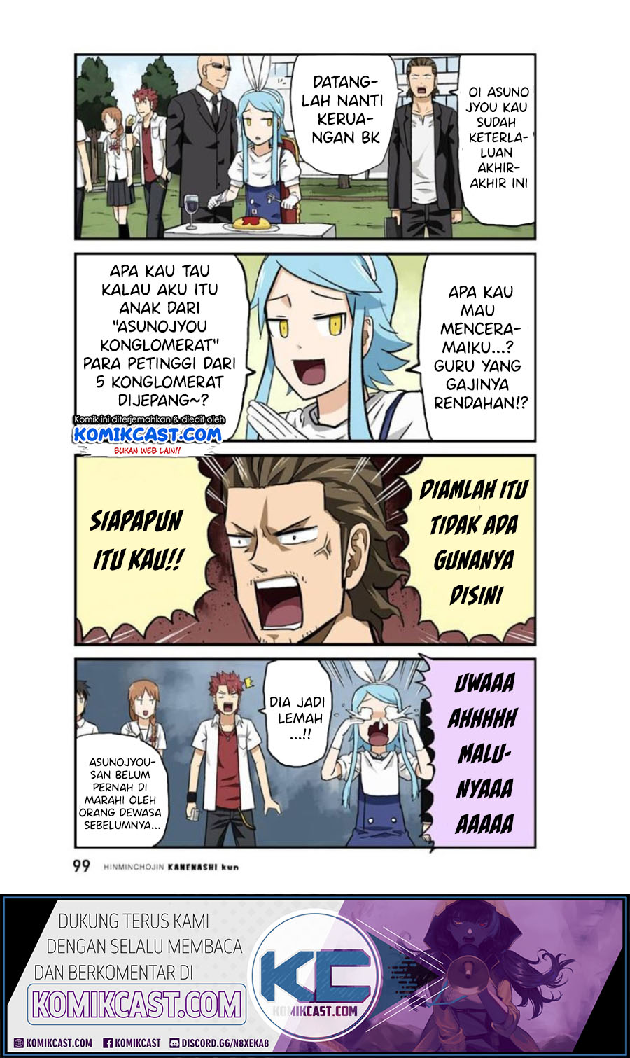 Hinmin Choujin Kanenashi-kun Chapter 21 Gambar 9