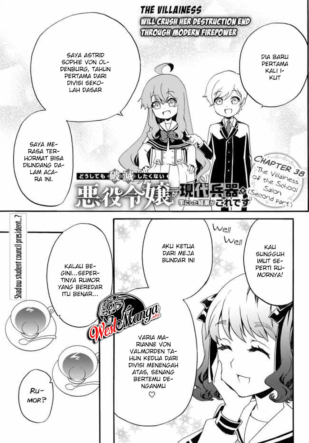 The Villainess Will Crush Her Destruction End Through Modern Firepower Chapter 38 Gambar 3