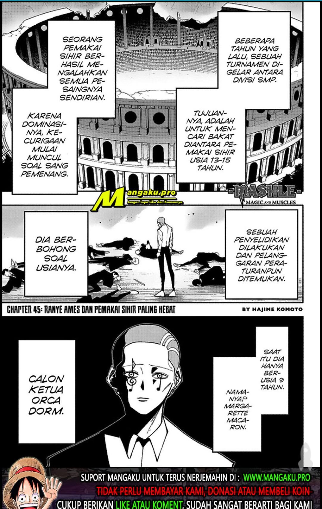 Baca Manga Mashle: Magic and Muscles Chapter 45 Gambar 2